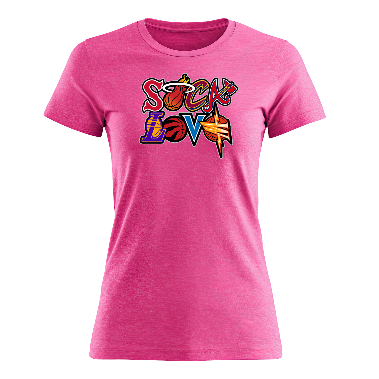 Soca Love Sports Icon Stacked - Women's Tee