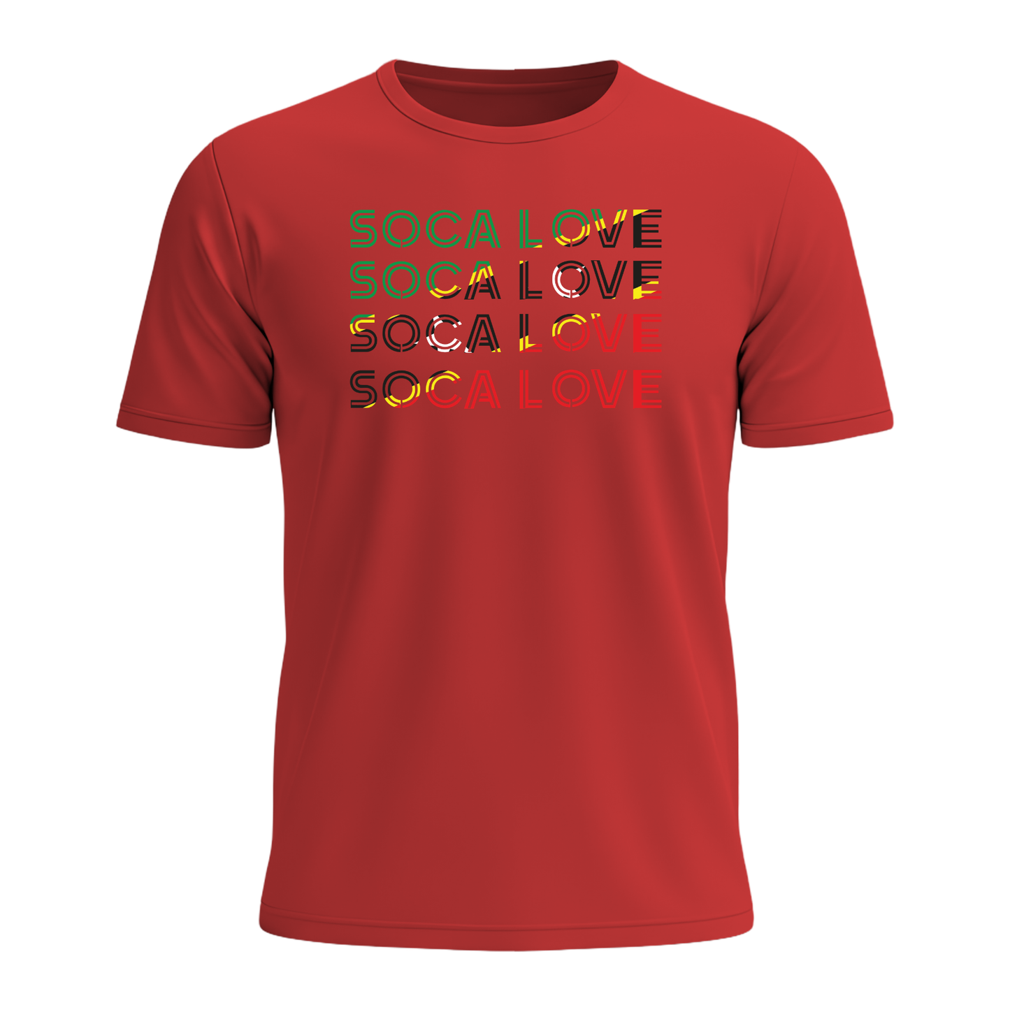 Soca Love Slant Colorblock I - Men's Tee