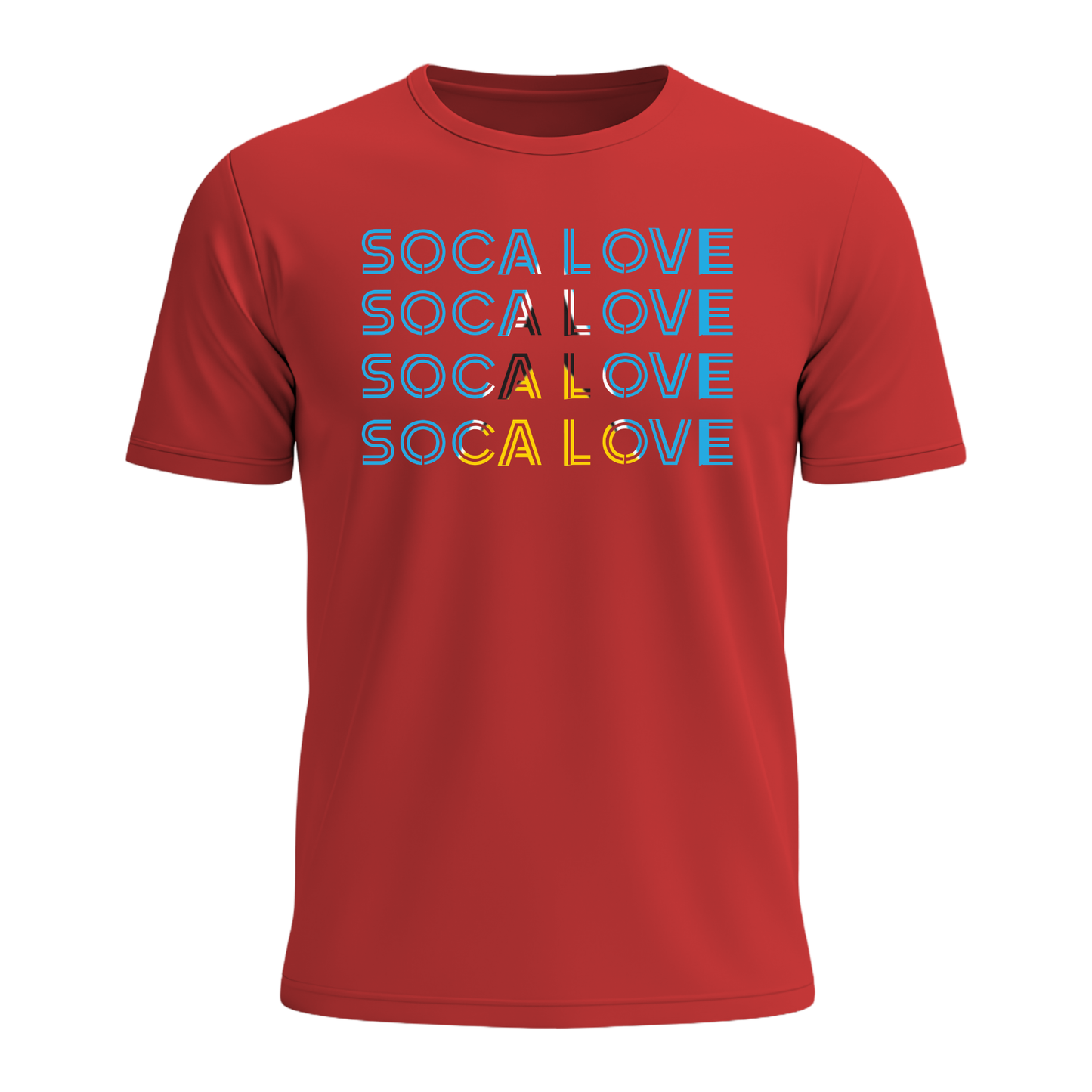 Soca Love Slant Colorblock III - Men's Tee
