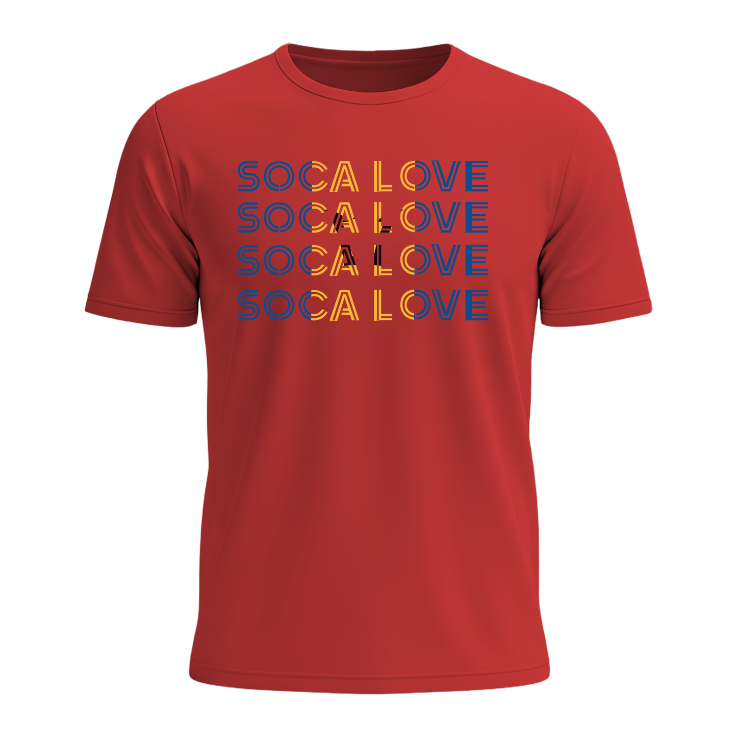 Soca Love Slant Colorblock IV - Men's Tee