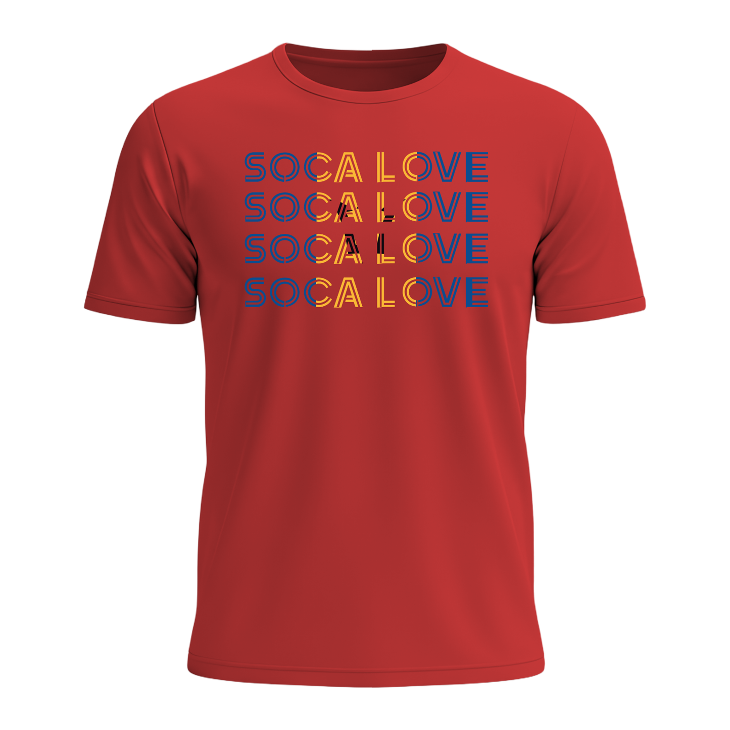 Soca Love Slant Colorblock IV - Youth Tee