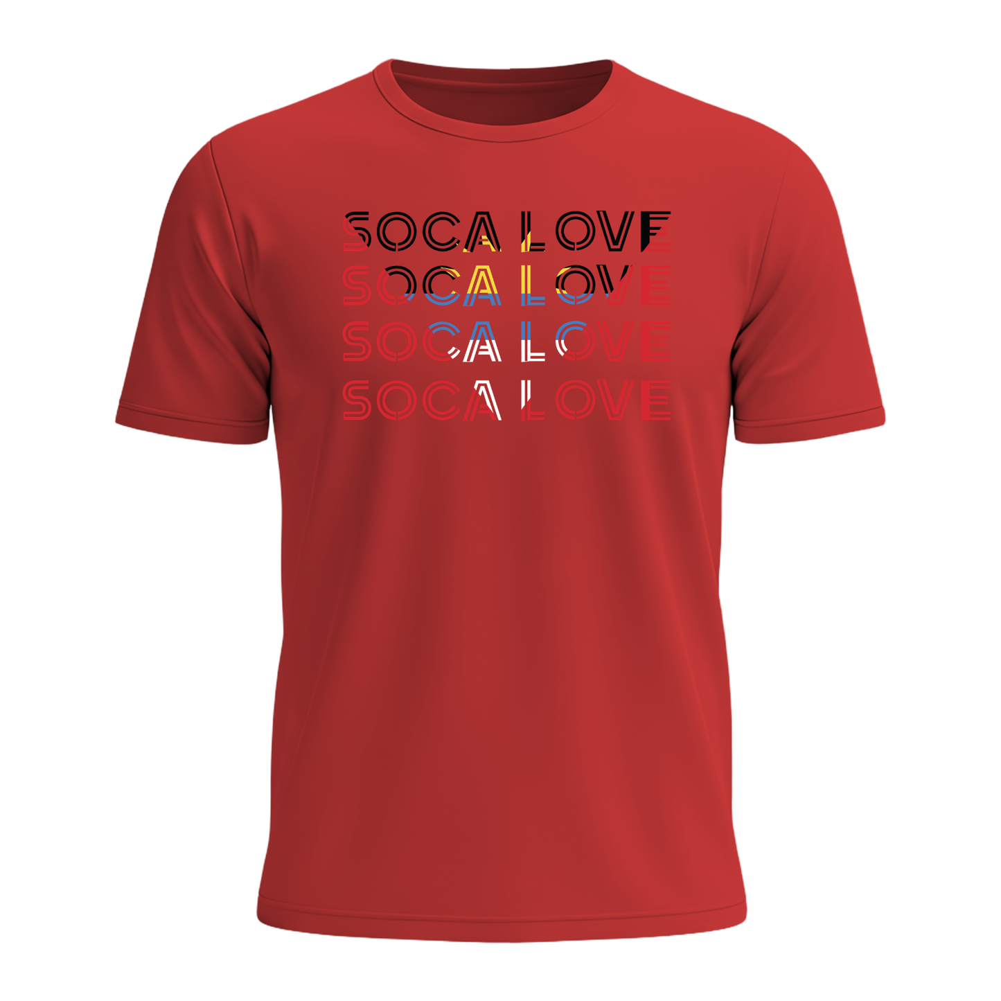 Soca Love Slant Colorblock II - Youth Tee