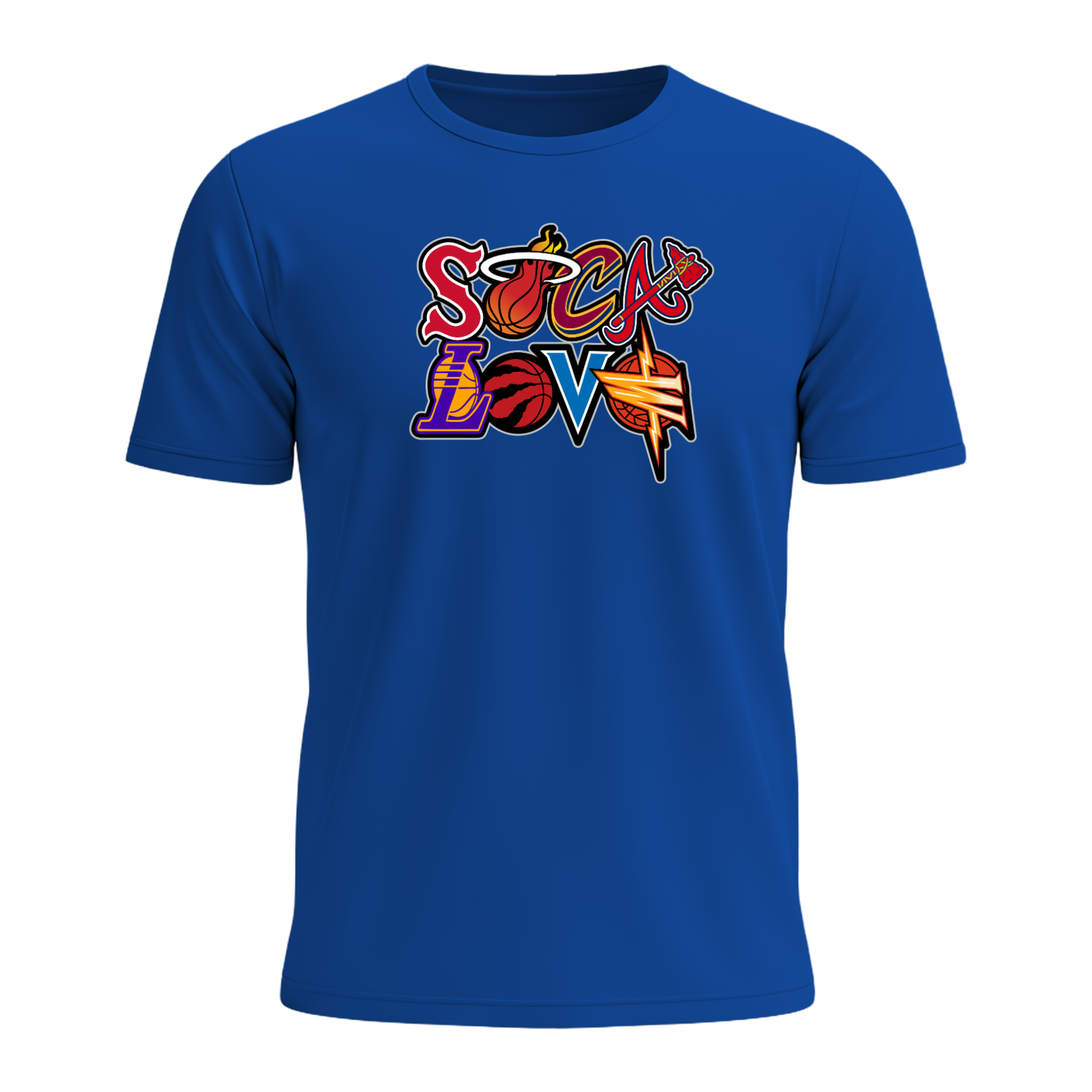 Soca Love Sports Icon Stacked - Men's Tee