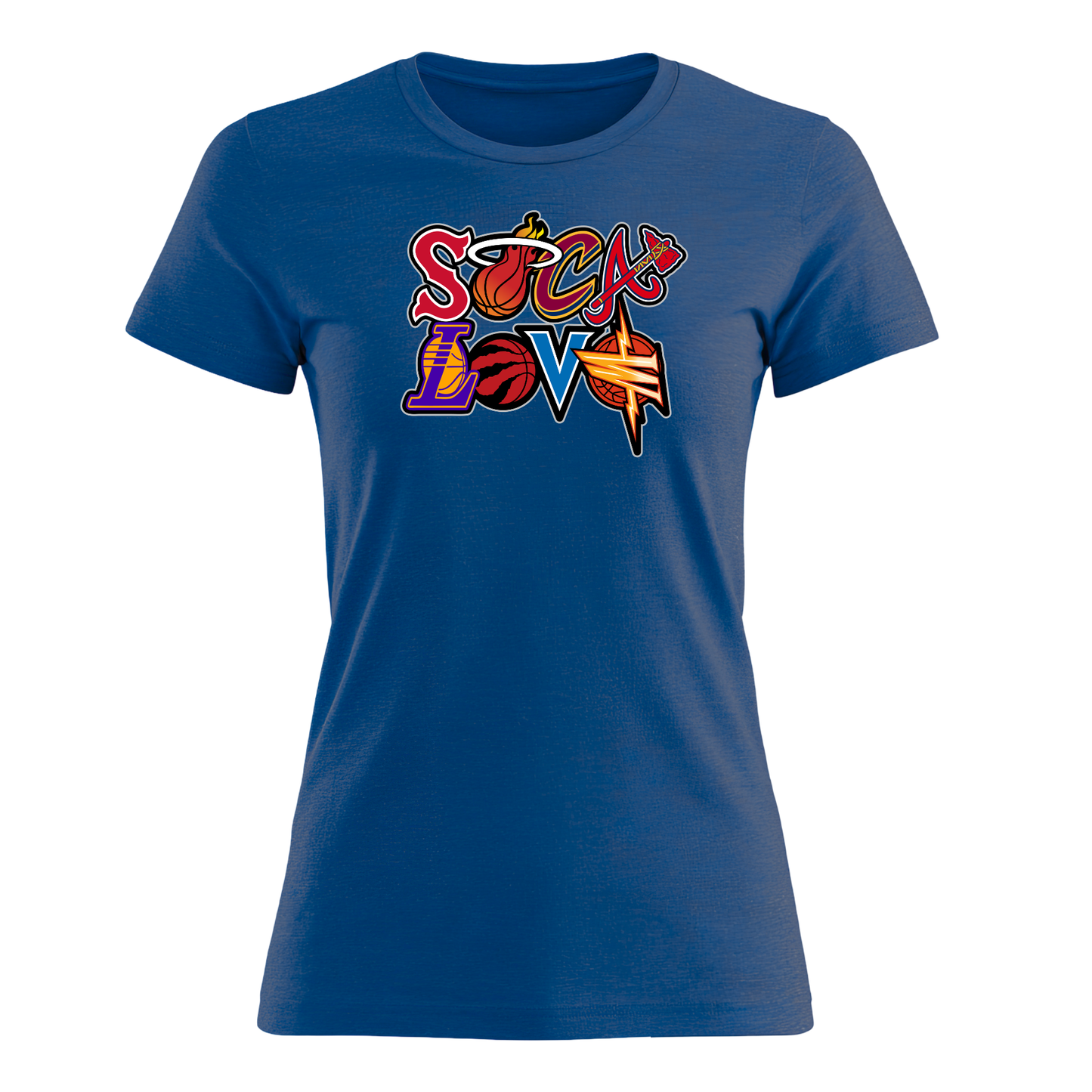Soca Love Sports Icon Stacked - Women's Tee