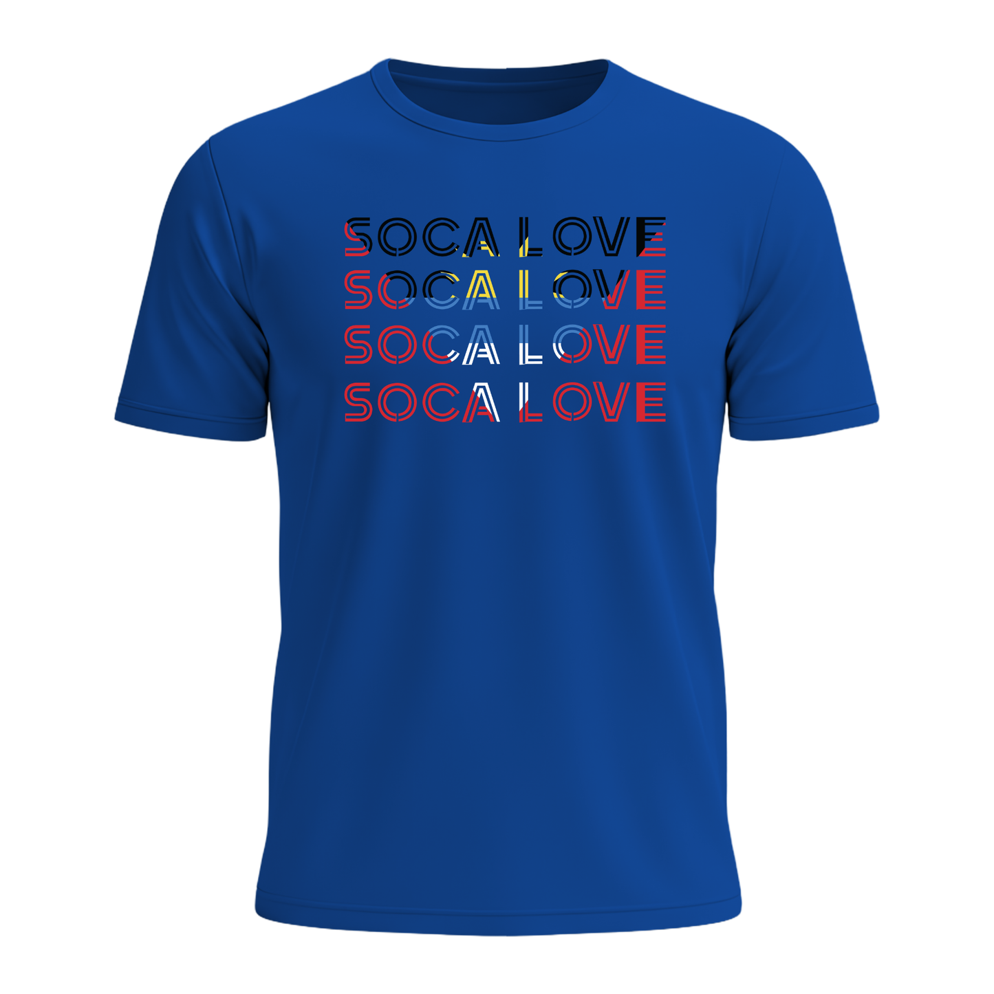 Soca Love Slant Colorblock II - Men's Tee