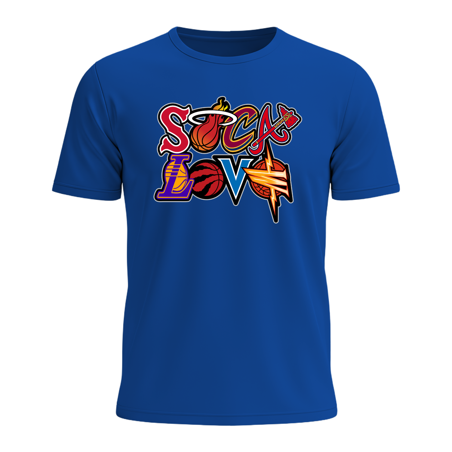 Soca Love Sports Icon Stacked - Youth Tee