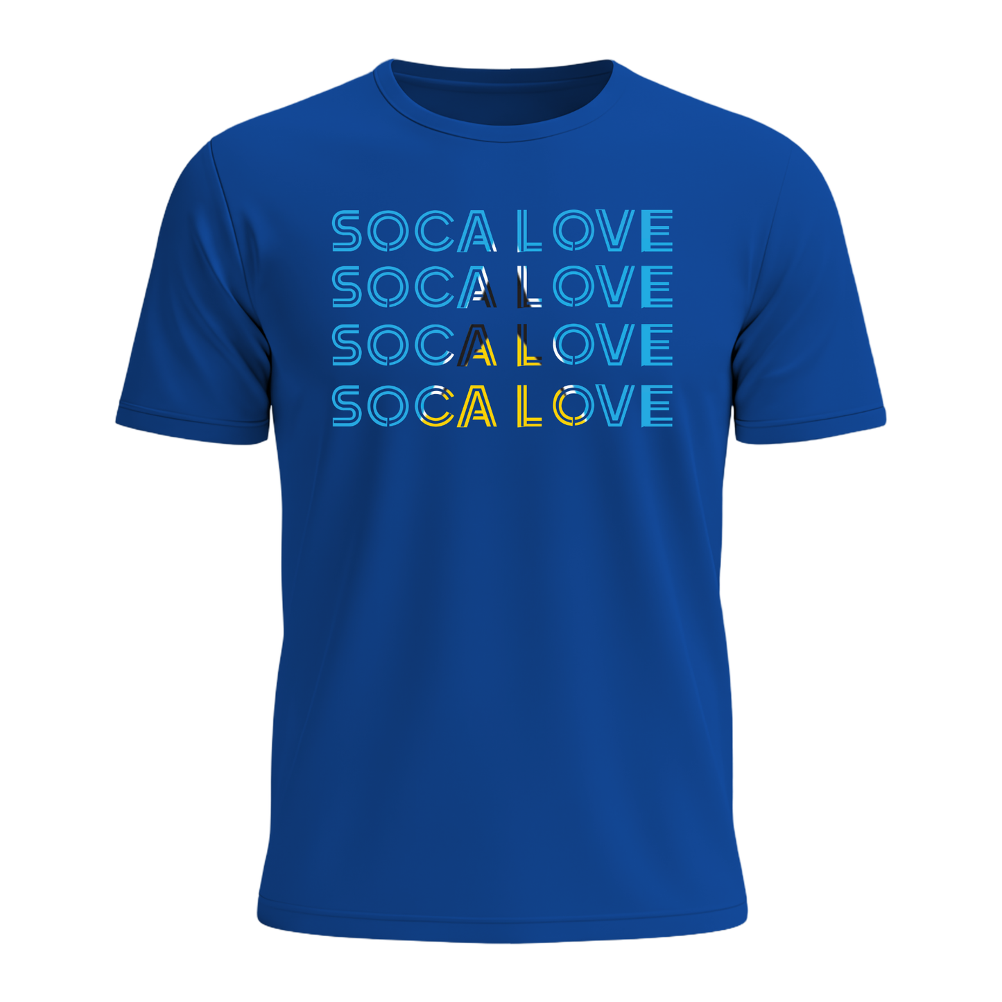 Soca Love Slant Colorblock III - Men's Tee
