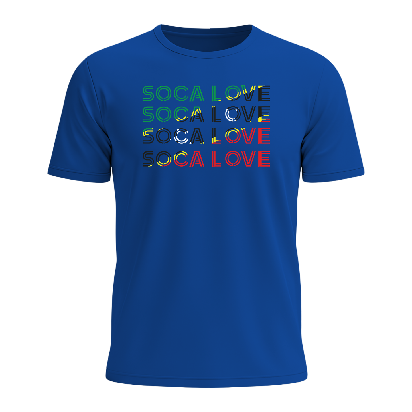 Soca Love Slant Colorblock I - Men's Tee