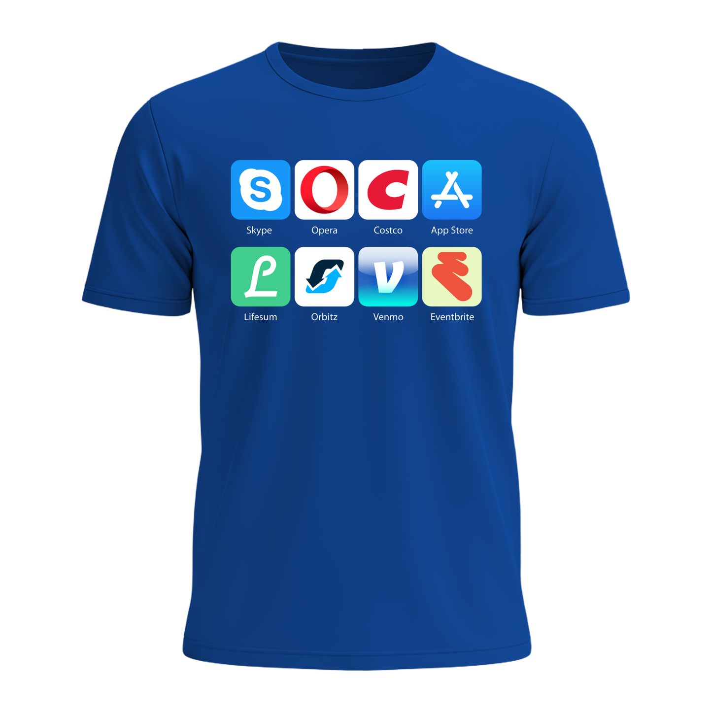 Soca Love Social Icons - Men's Tee