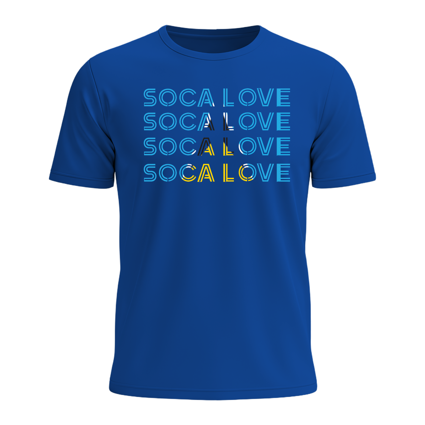 Soca Love Slant Colorblock III - Youth Tee