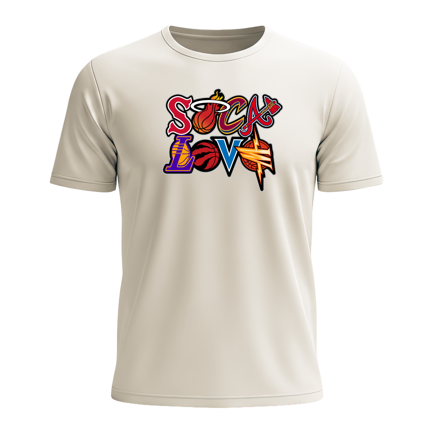 Soca Love Sports Icon Stacked - Men's Tee