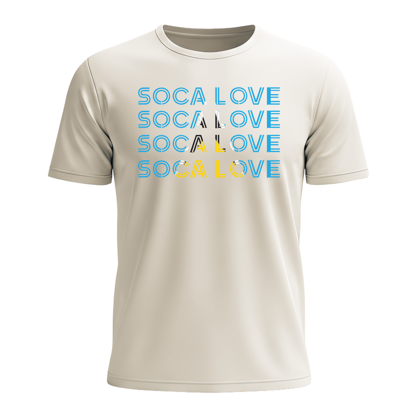 Soca Love Slant Colorblock III - Men's Tee