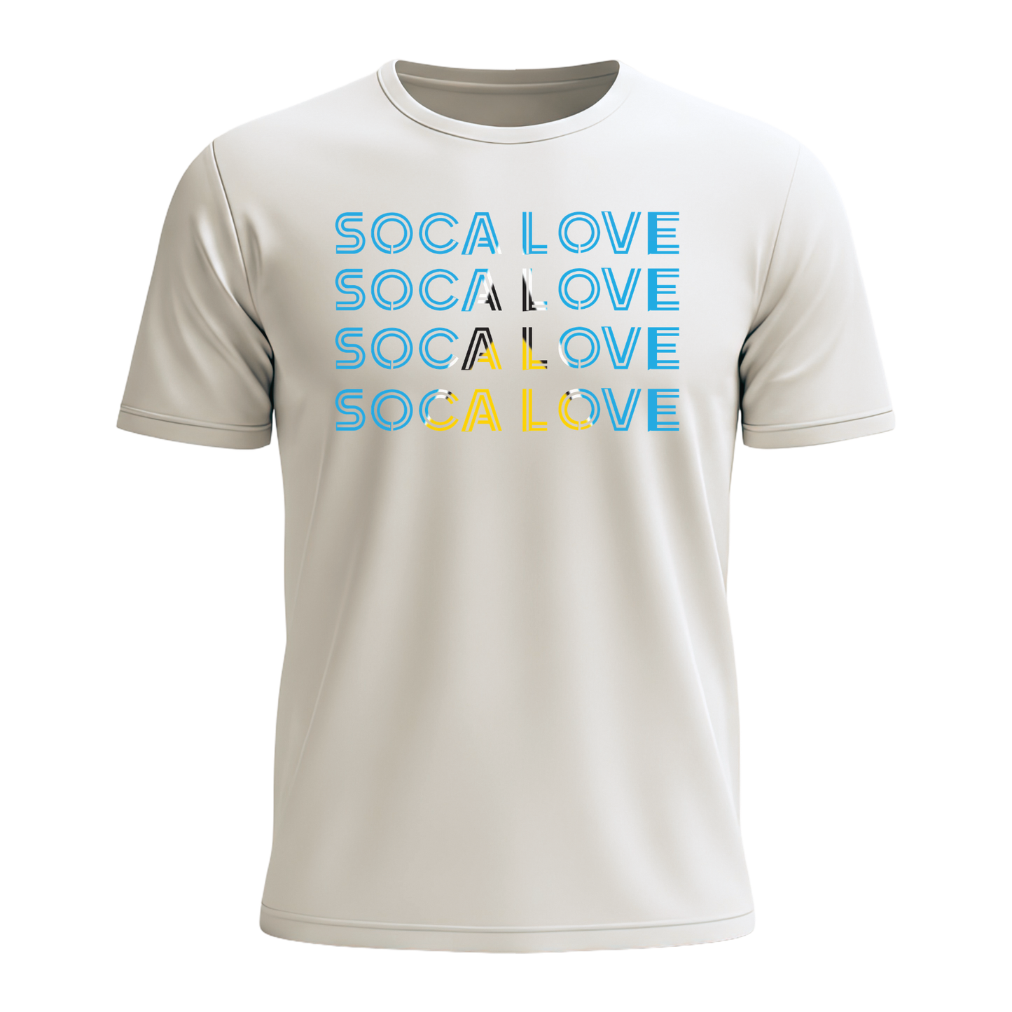Soca Love Slant Colorblock III - Men's Tee