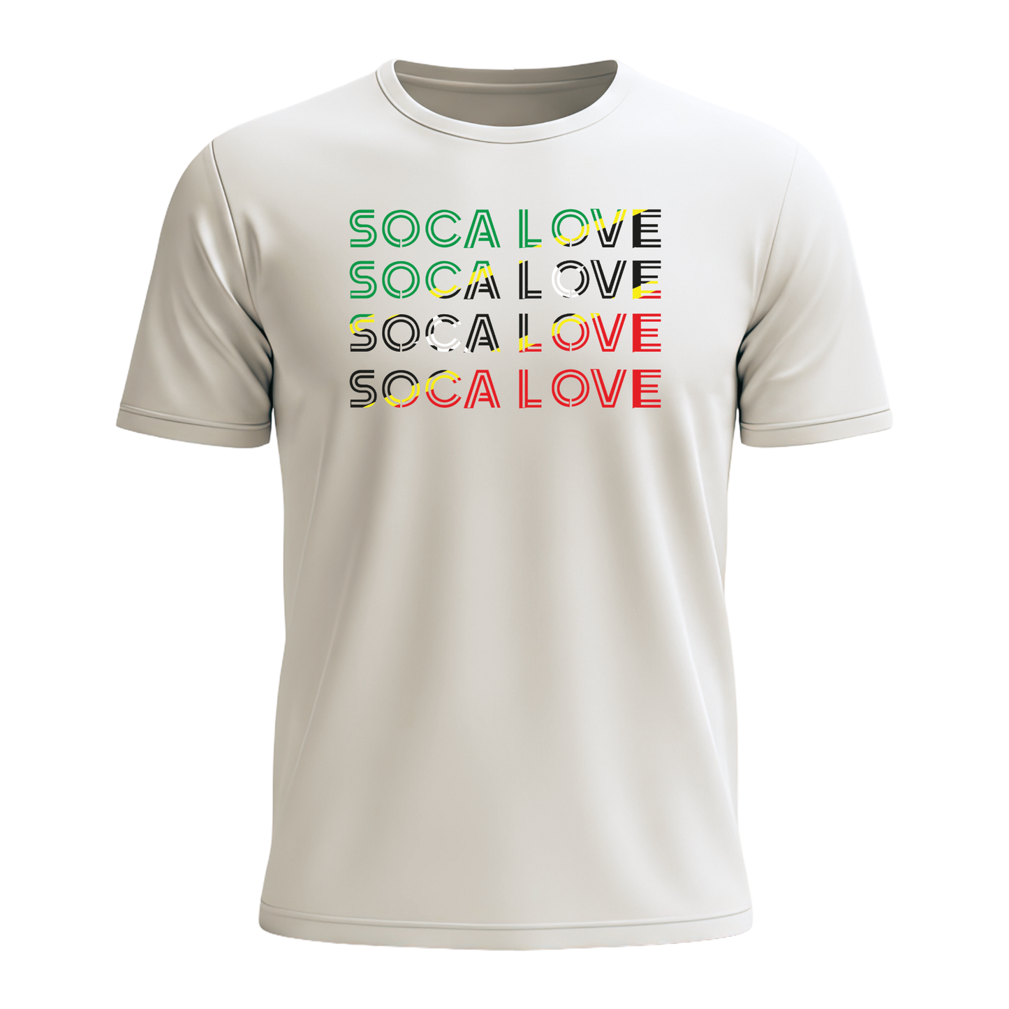 Soca Love Slant Colorblock I - Men's Tee