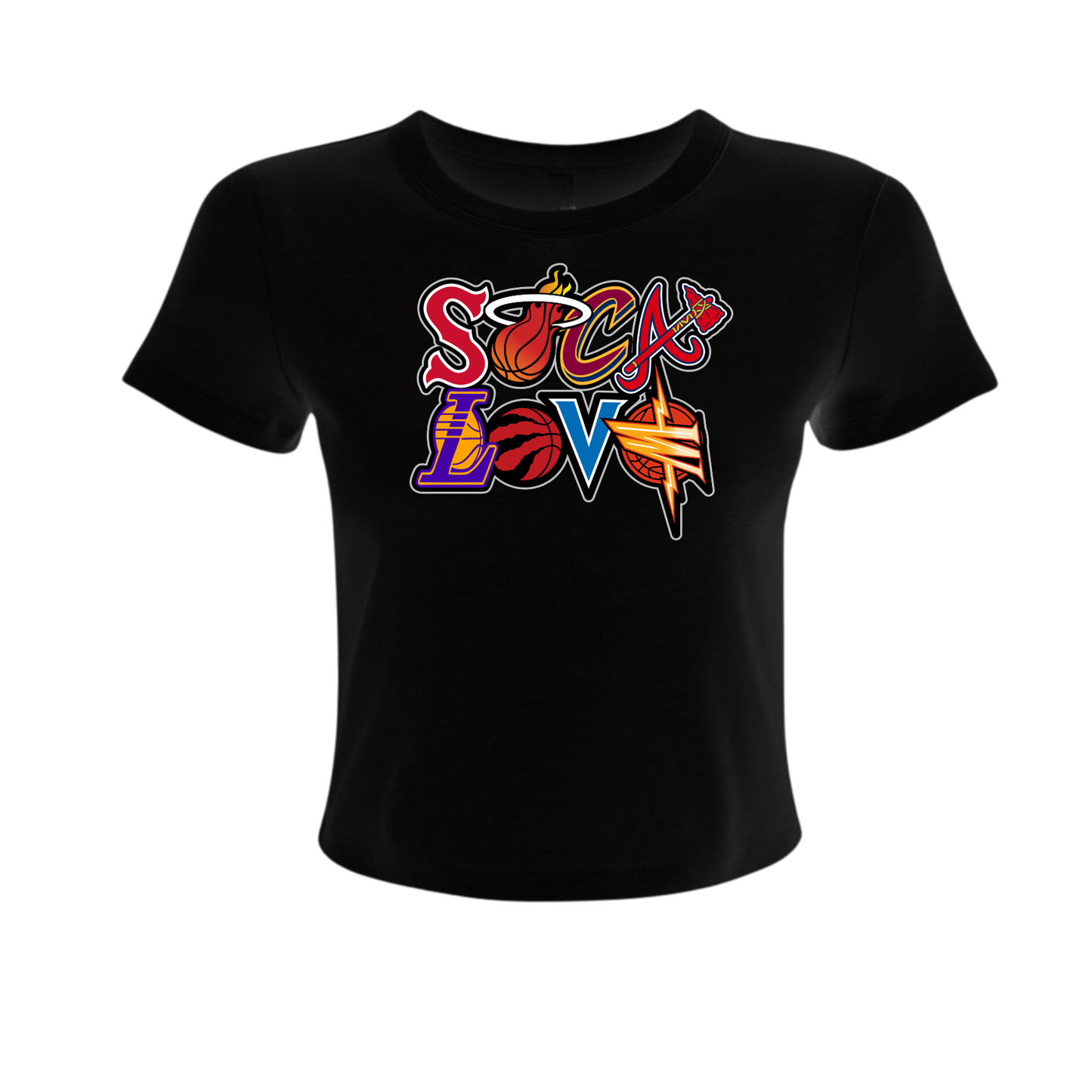 Soca Love Sports Icon Stacked - Women's Baby Tee