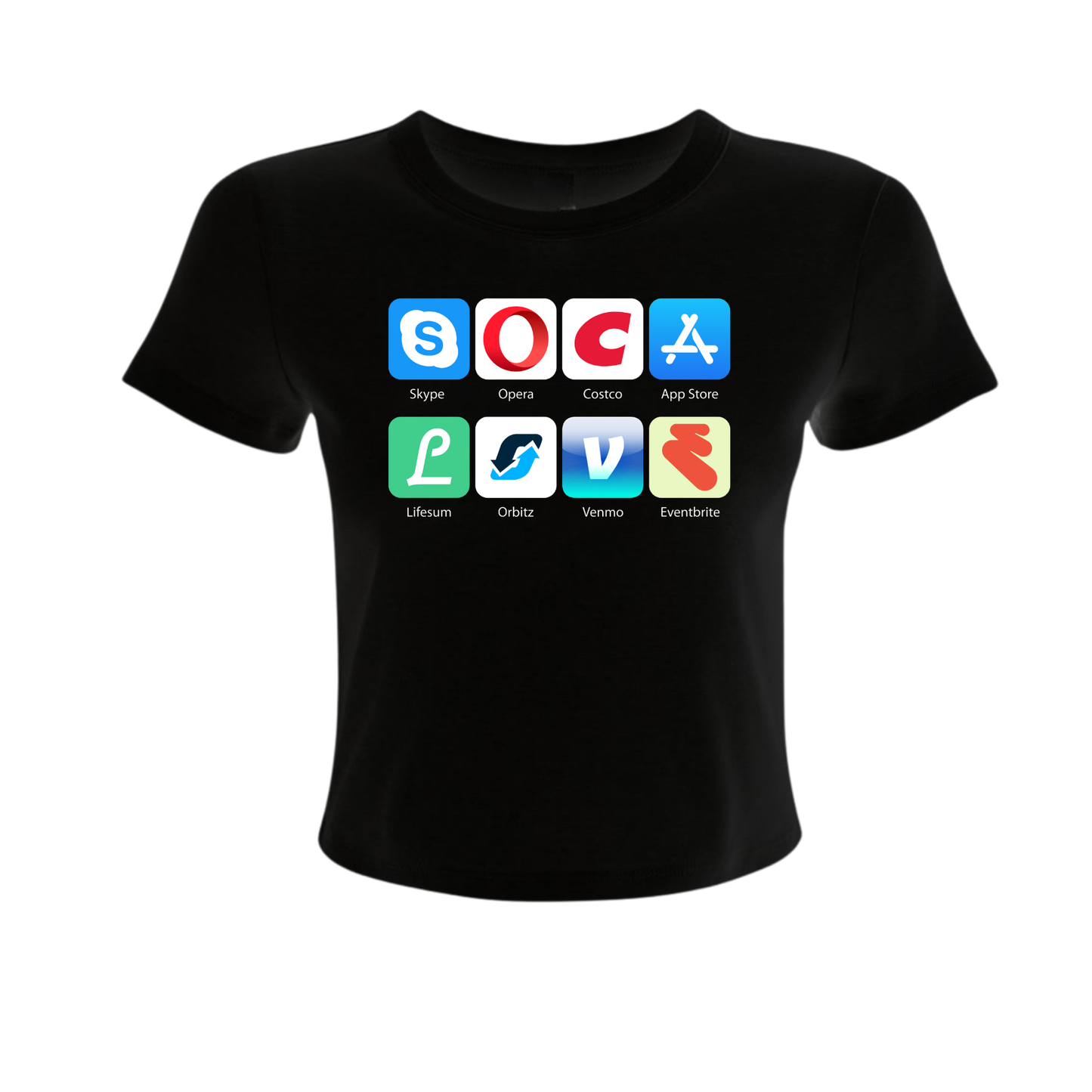 Soca Love Social Icon - Women's Baby Tee