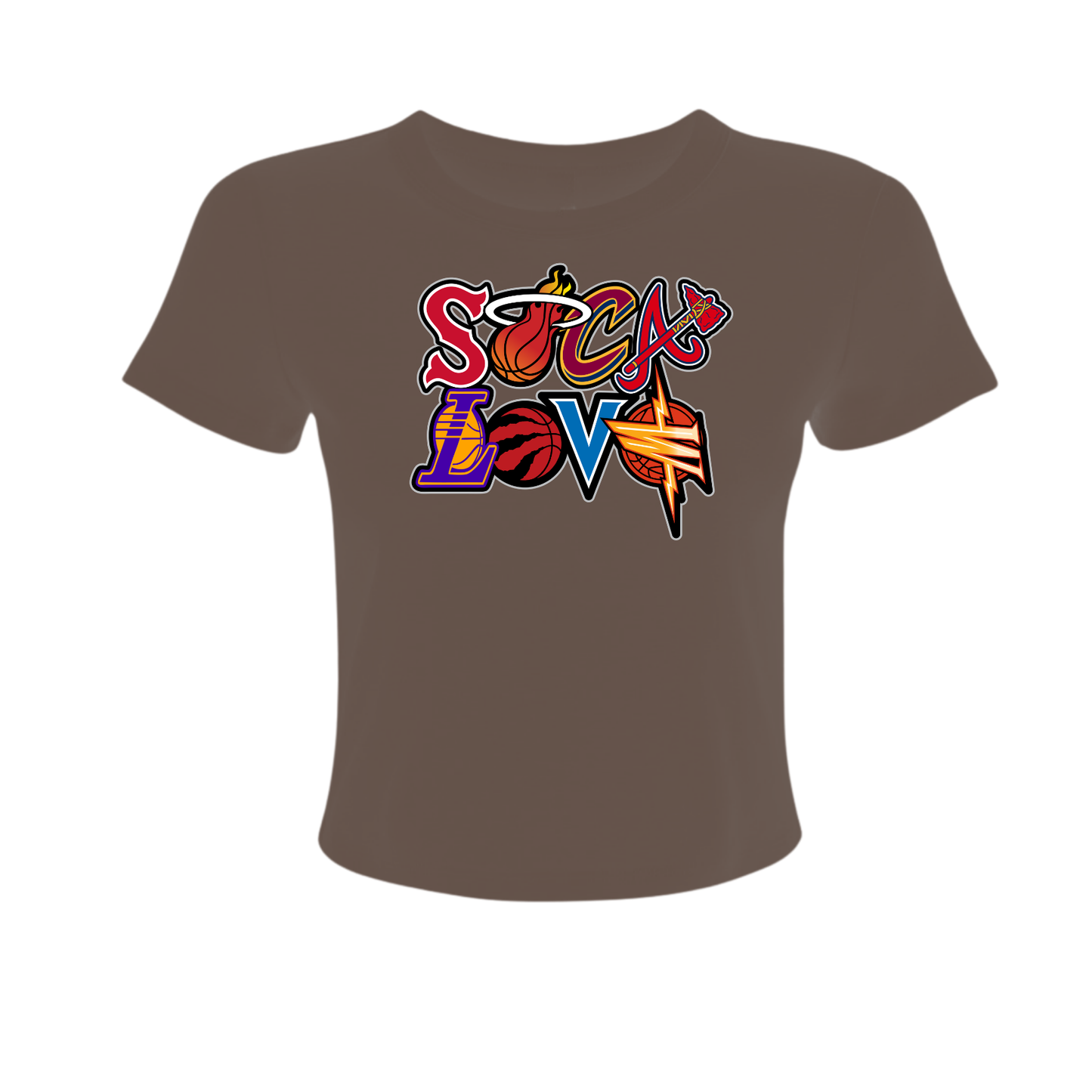 Soca Love Sports Icon Stacked - Women's Baby Tee