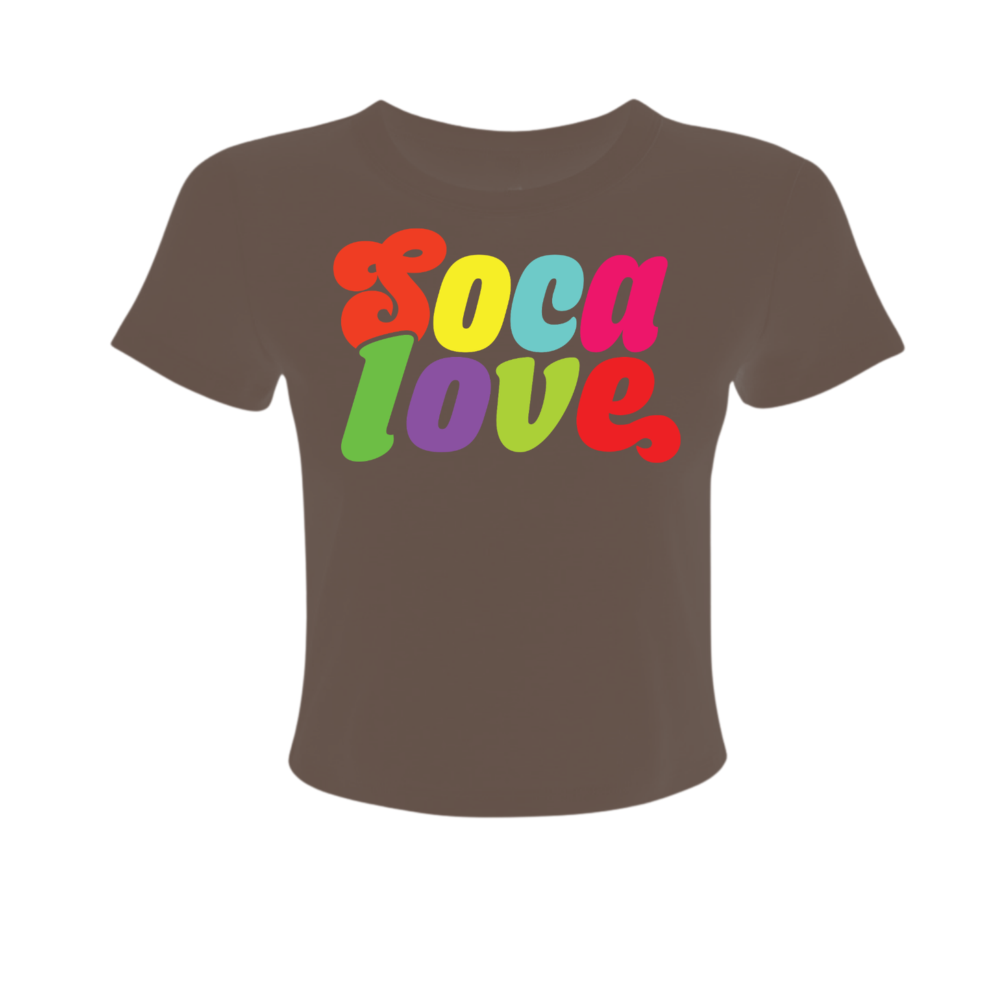 Soca Love Script - Women's Baby Tee
