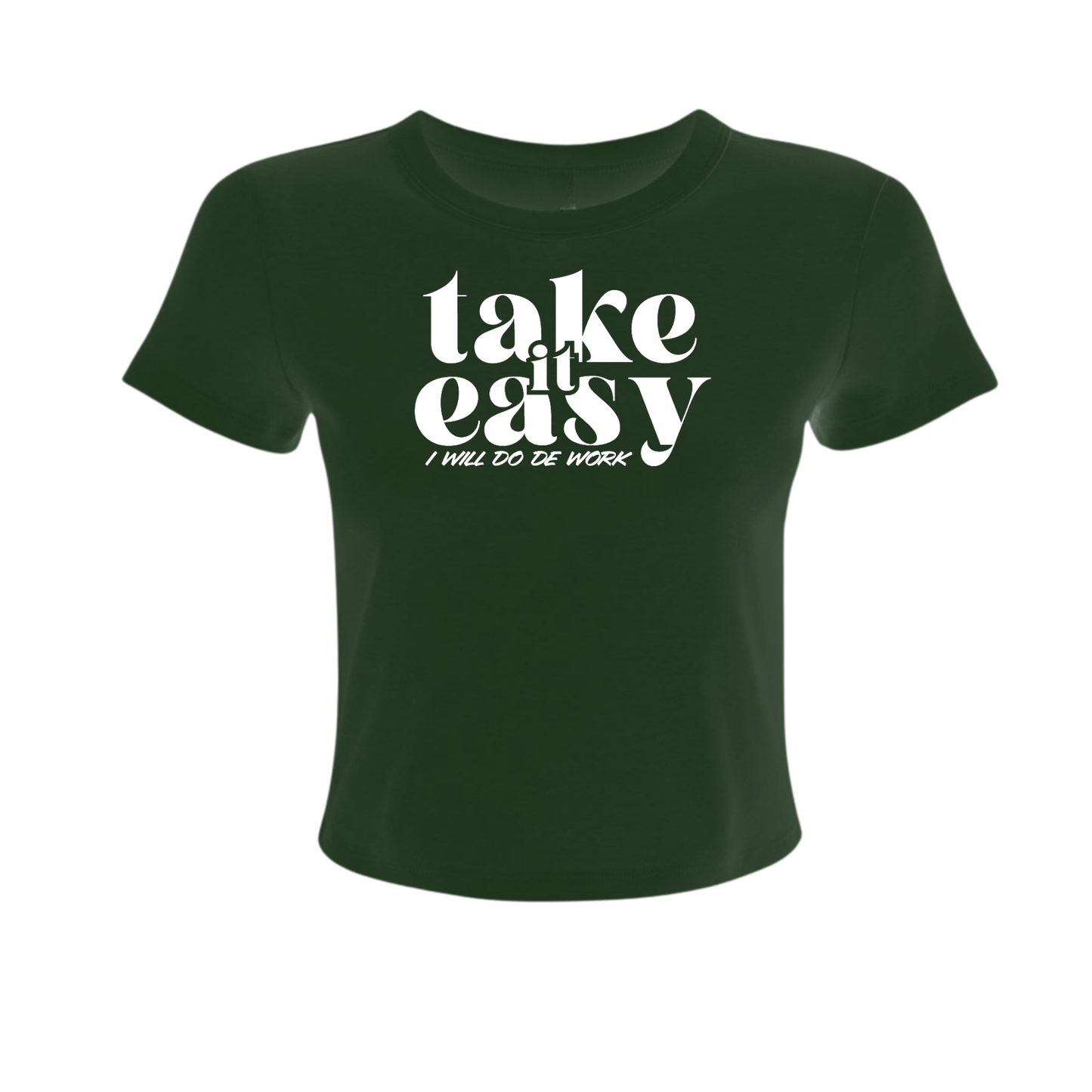 Take It Easy - Women's Baby Tee