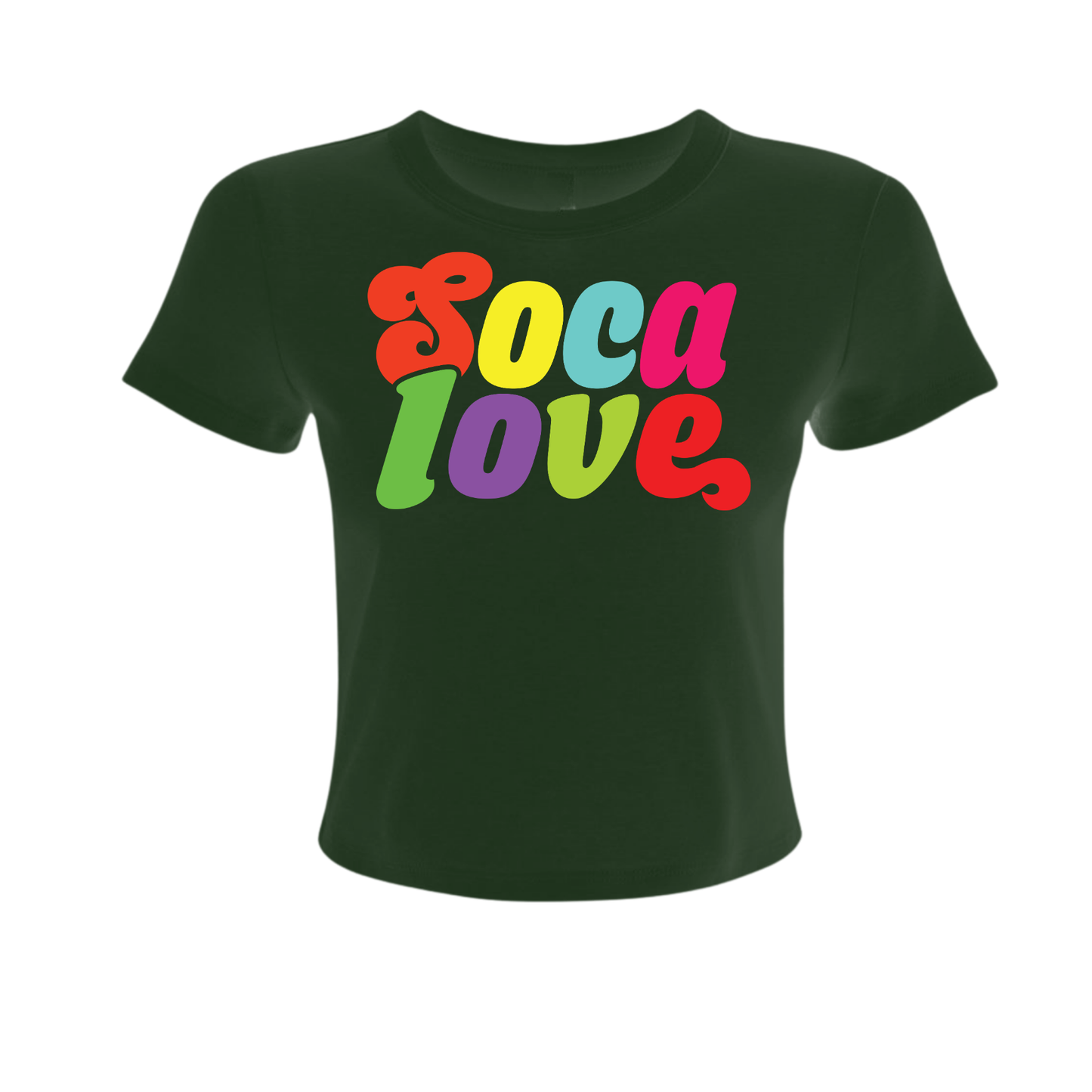 Soca Love Script - Women's Baby Tee
