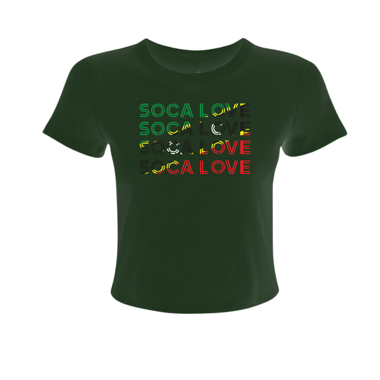 Soca Love Slant Colorblock II - Women's Baby Tee