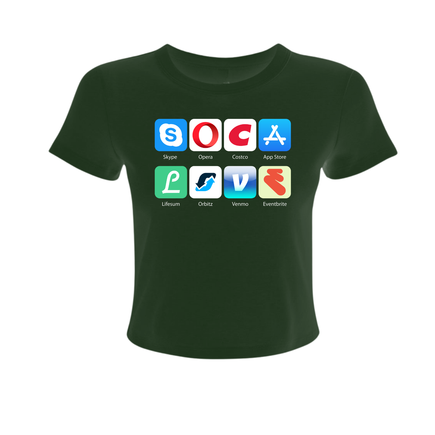 Soca Love Social Icon - Women's Baby Tee