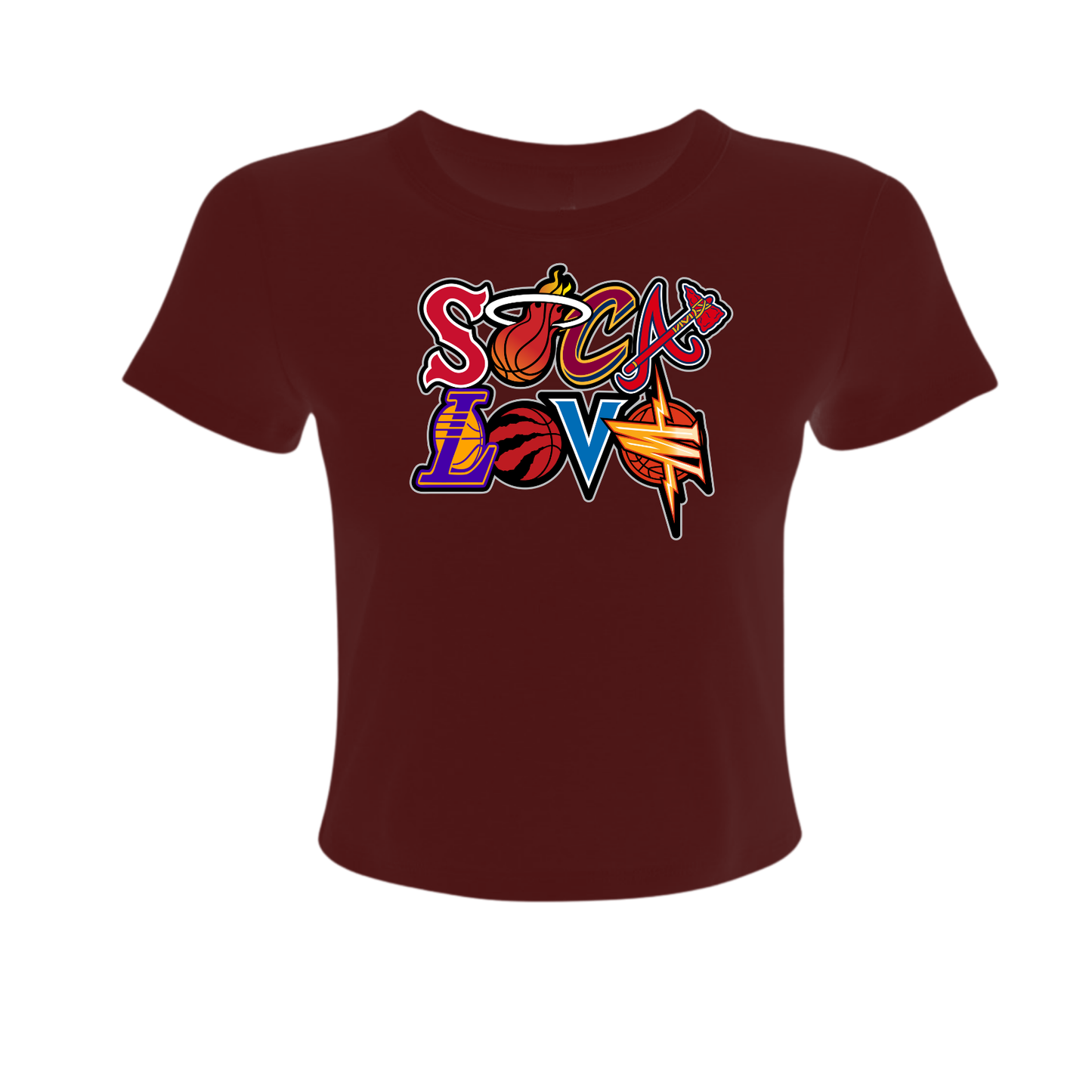 Soca Love Sports Icon Stacked - Women's Baby Tee