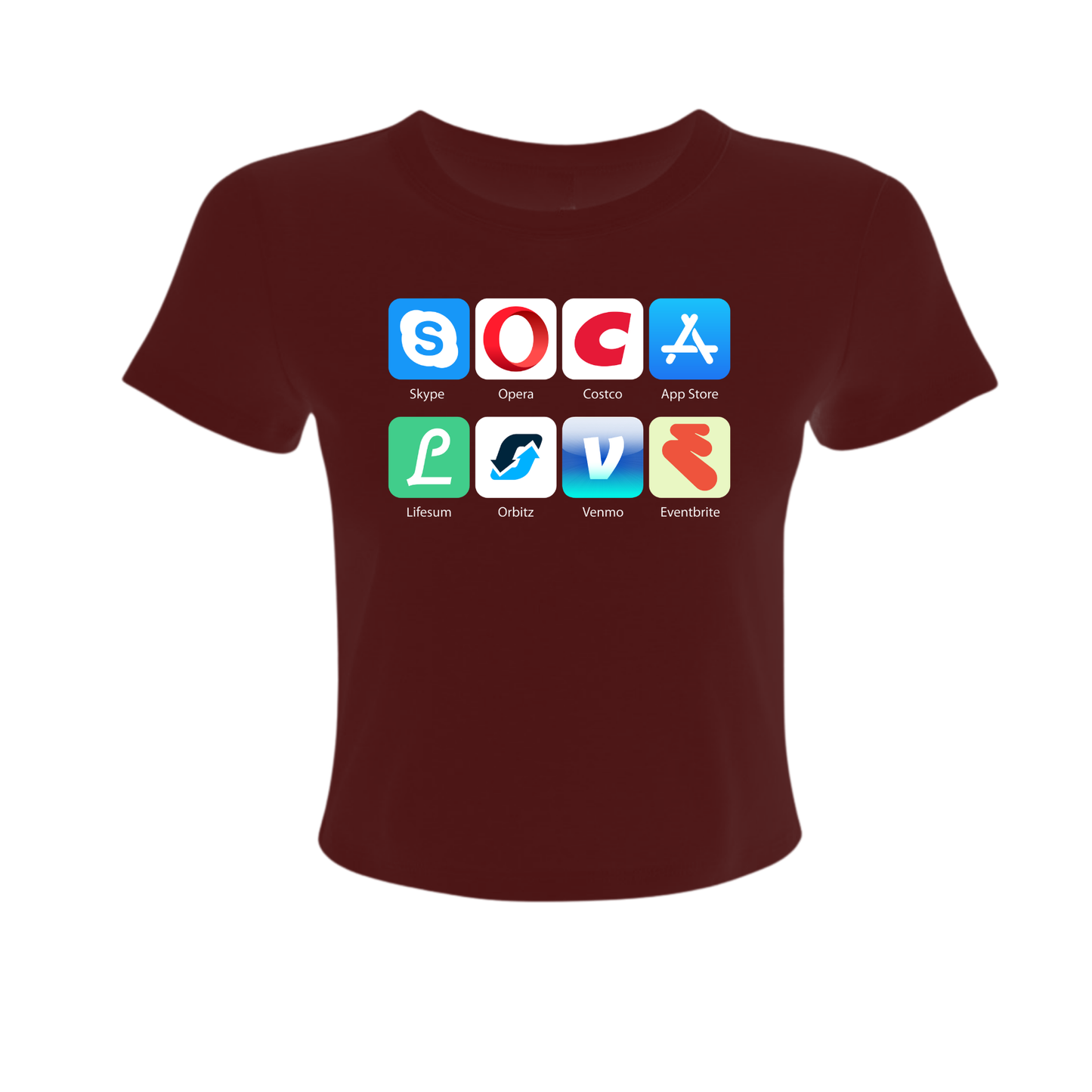 Soca Love Social Icon - Women's Baby Tee