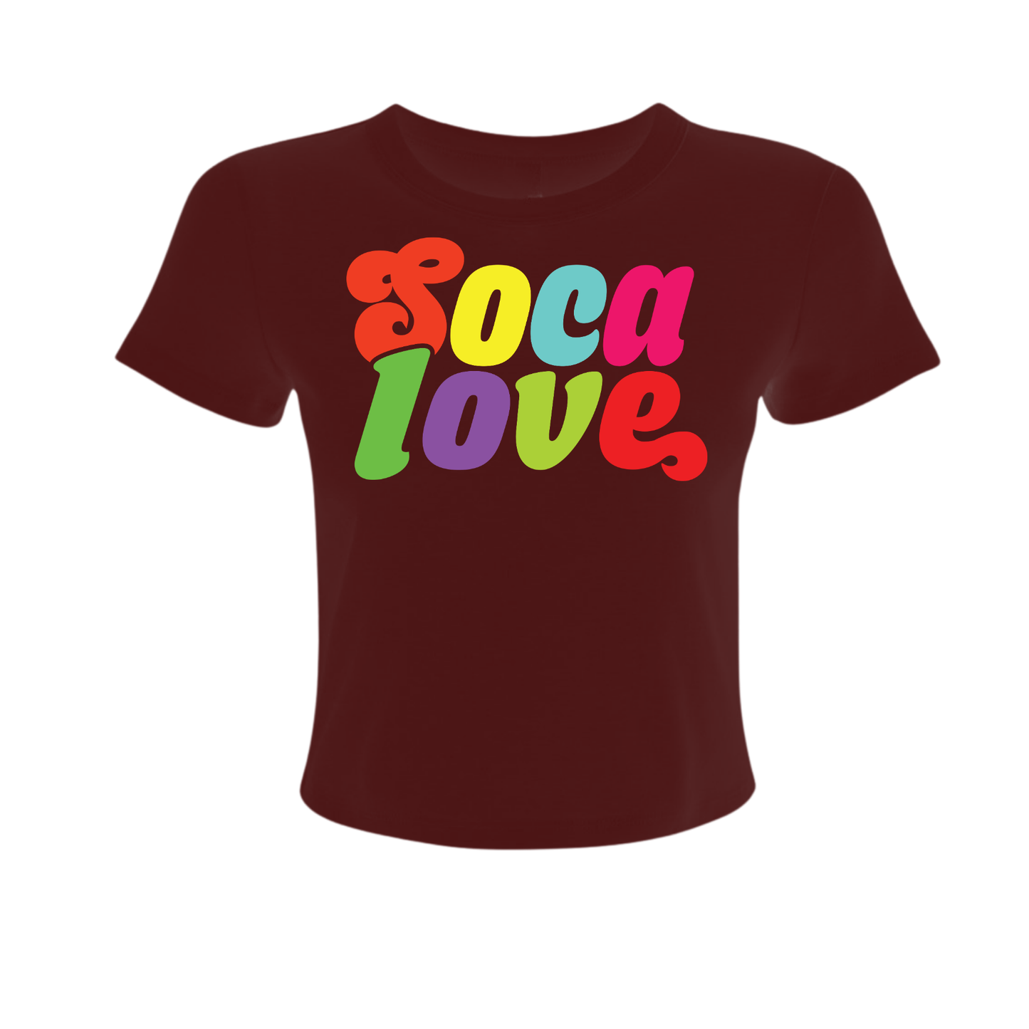 Soca Love Script - Women's Baby Tee