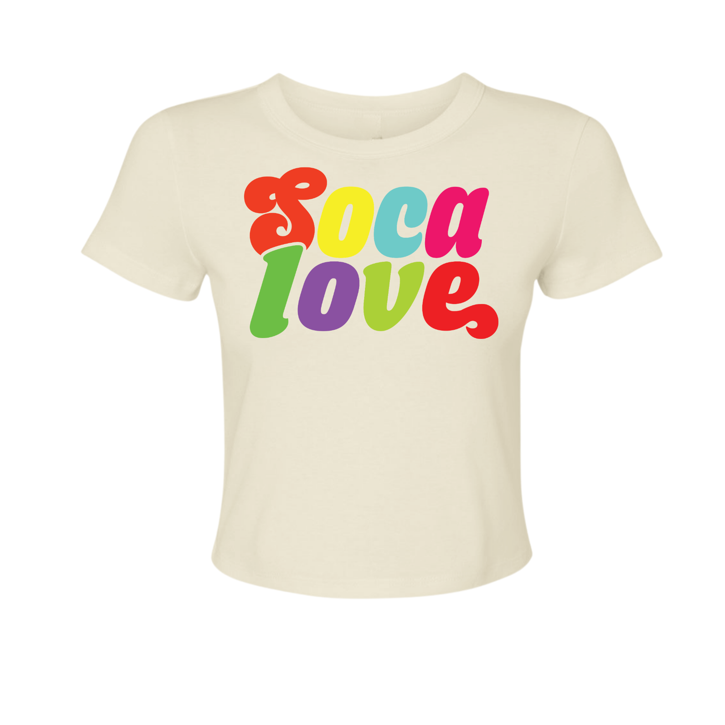 Soca Love Script - Women's Baby Tee