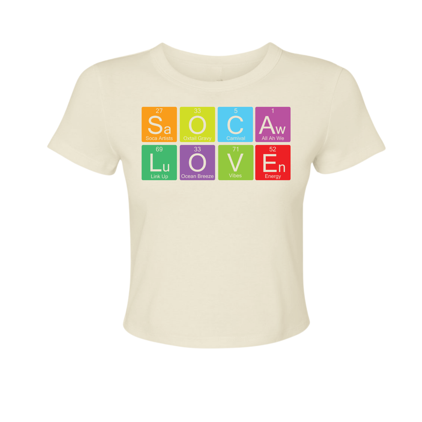 Soca Love Elements - Women's Baby Tee