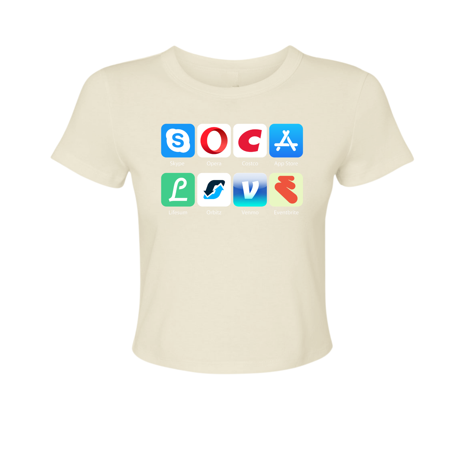 Soca Love Social Icon - Women's Baby Tee