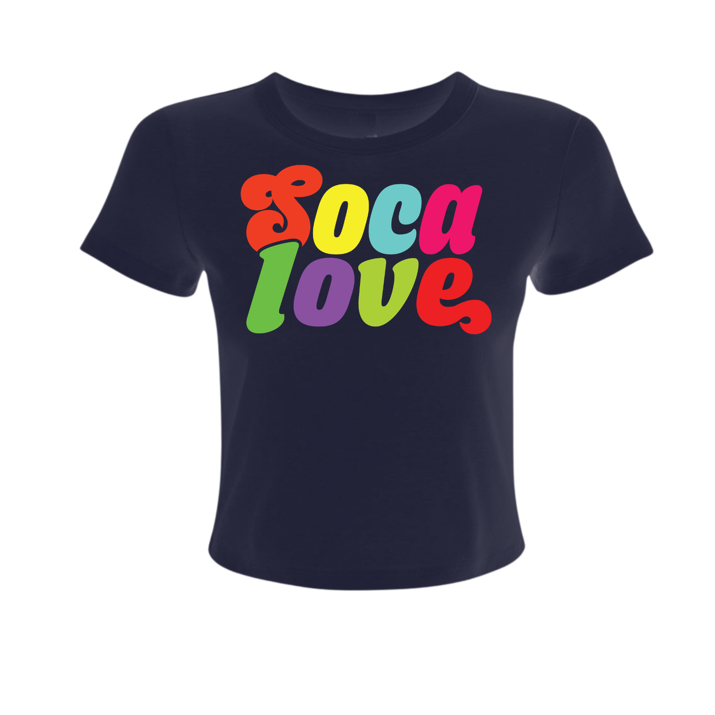Soca Love Script - Women's Baby Tee