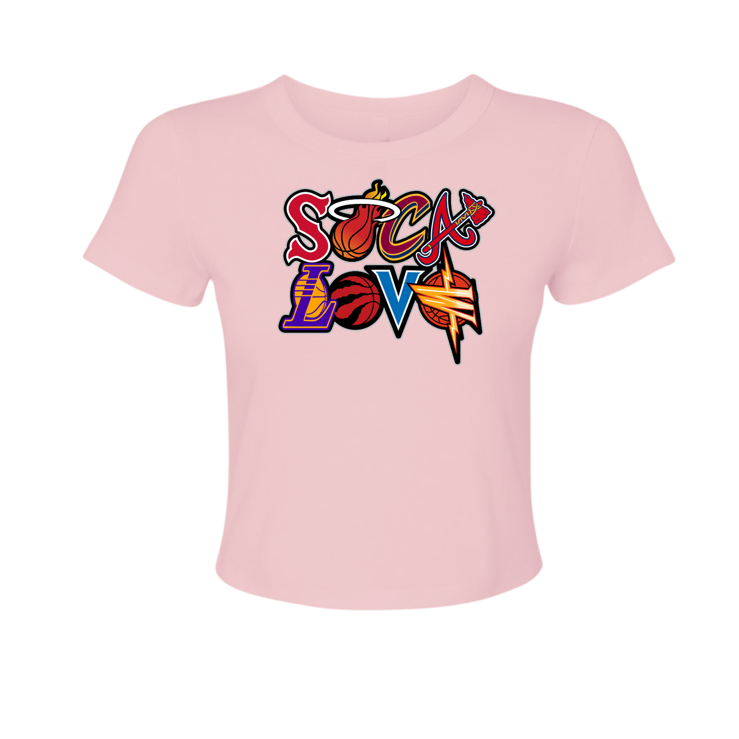 Soca Love Sports Icon Stacked - Women's Baby Tee