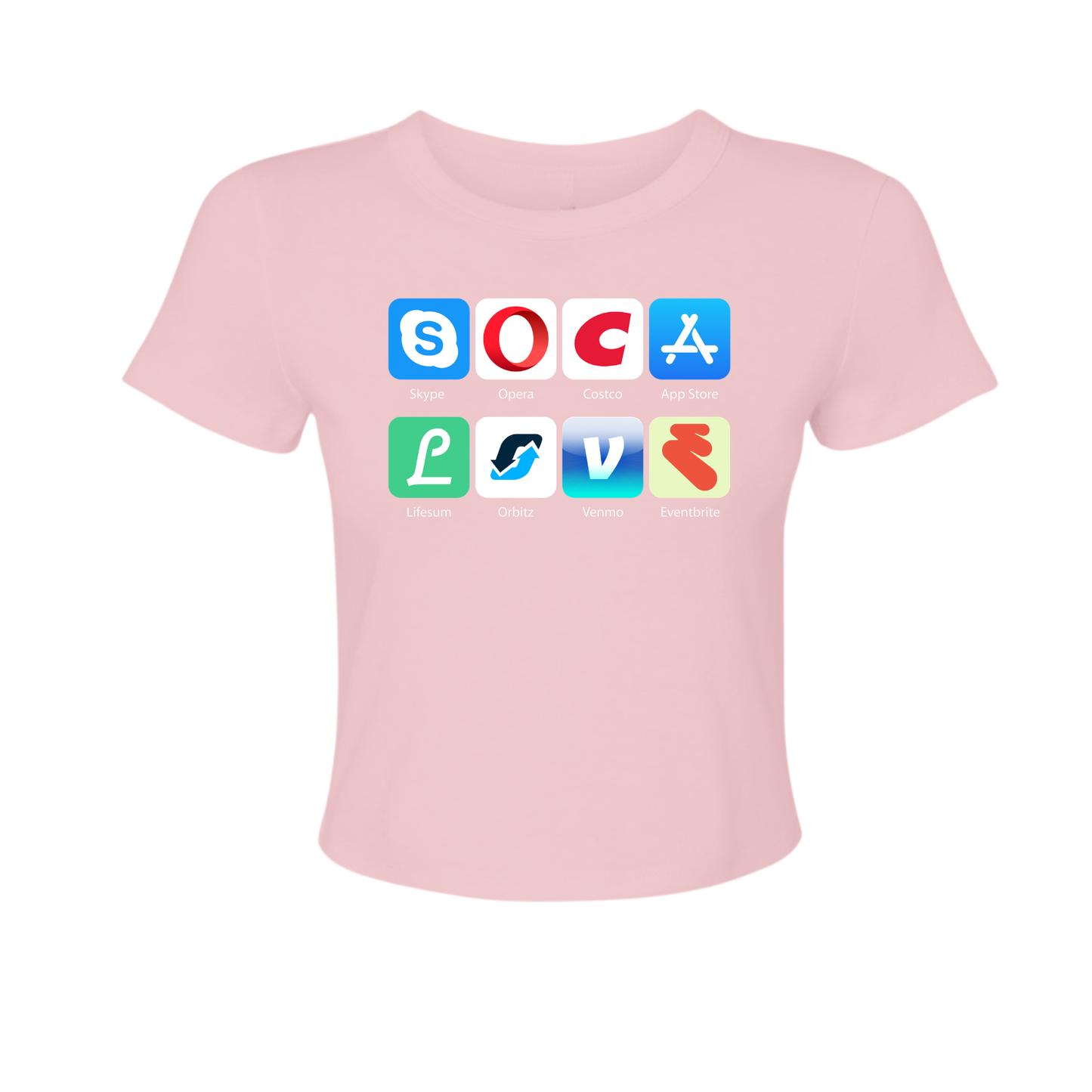 Soca Love Social Icon - Women's Baby Tee