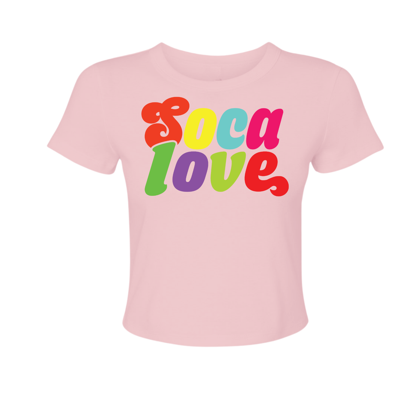 Soca Love Script - Women's Baby Tee