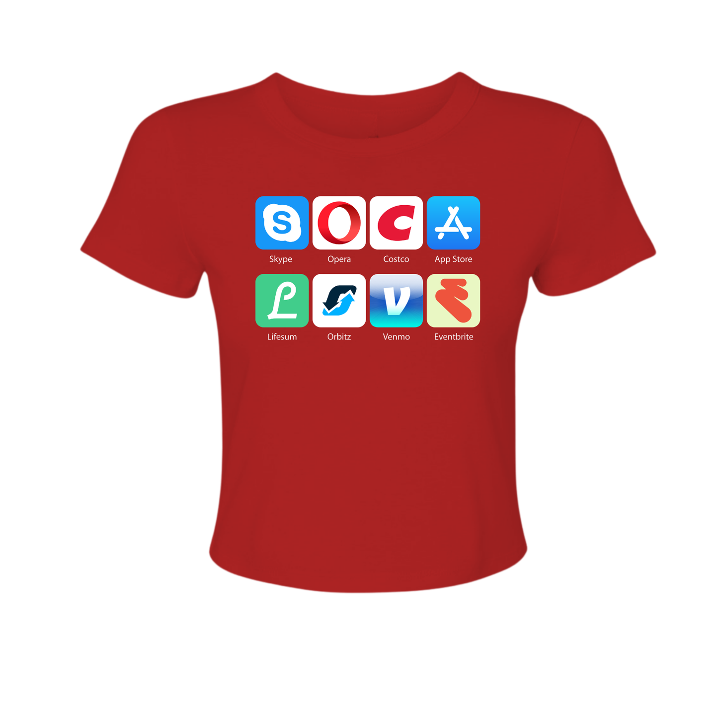 Soca Love Social Icon - Women's Baby Tee