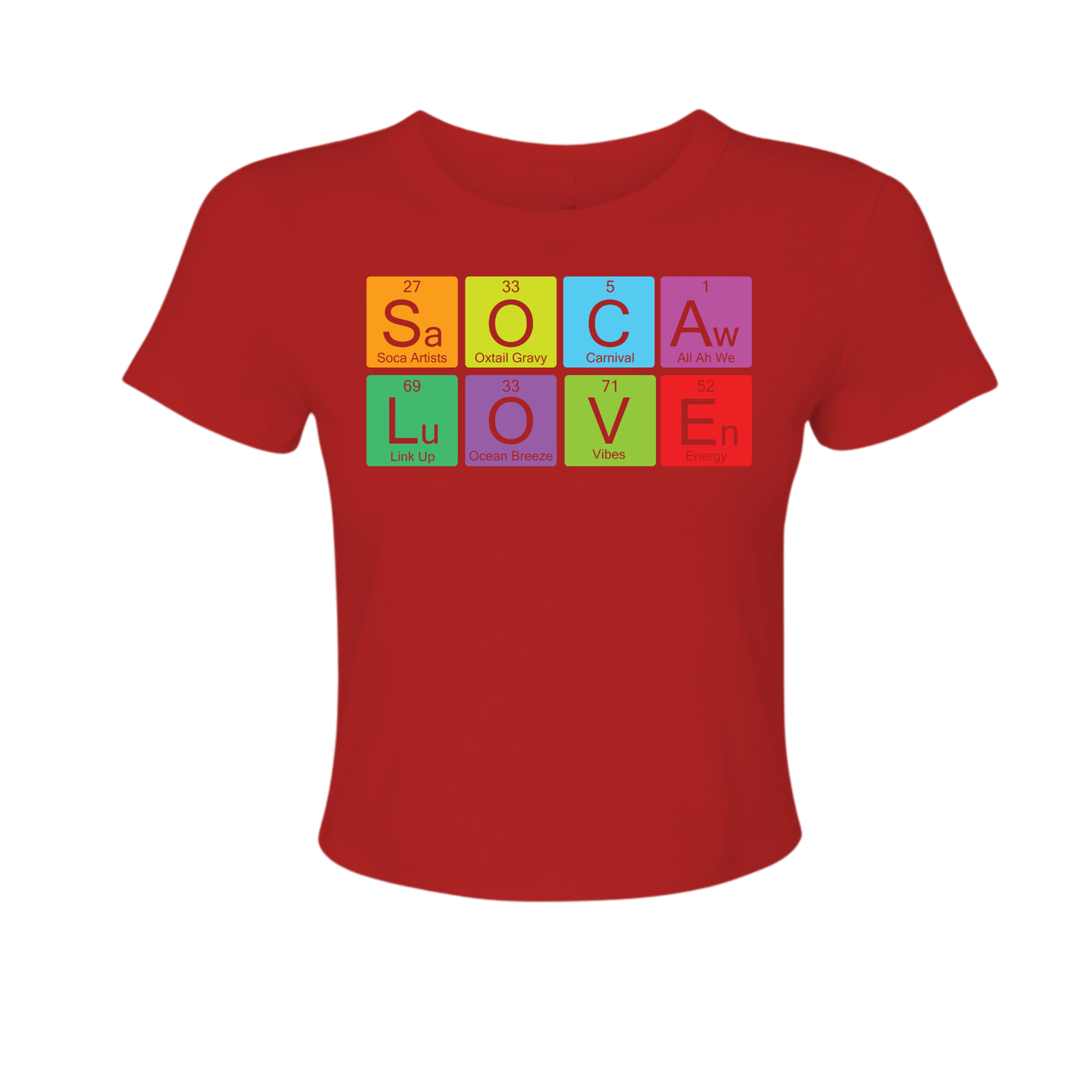 Soca Love Elements - Women's Baby Tee