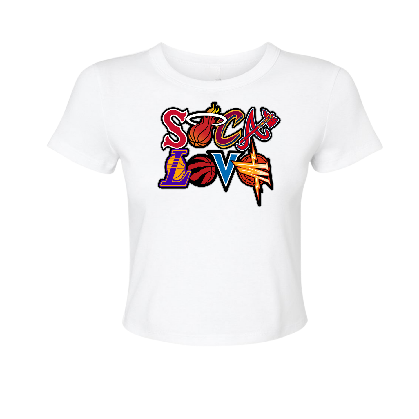 Soca Love Sports Icon Stacked - Women's Baby Tee