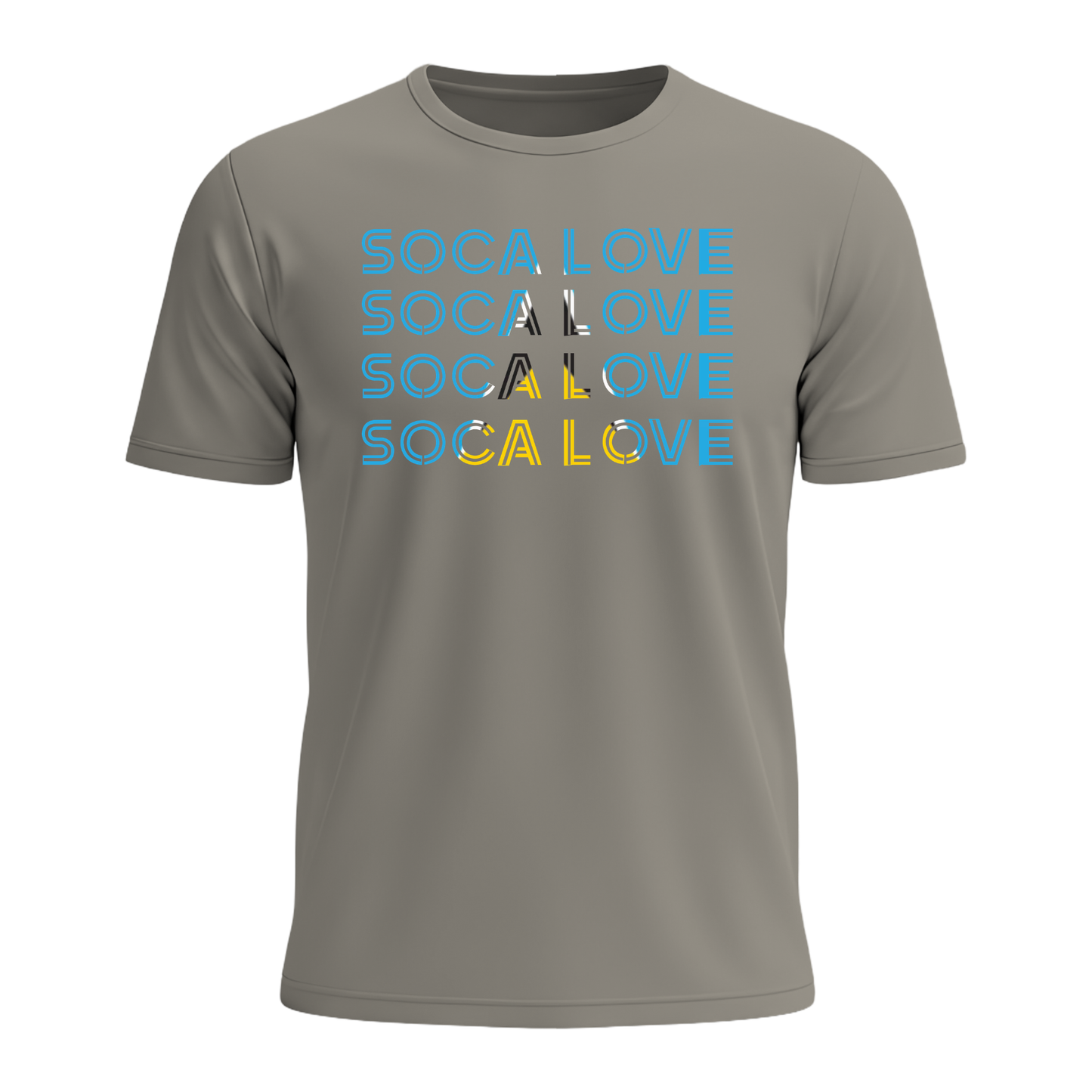 Soca Love Slant Colorblock III - Men's Tee