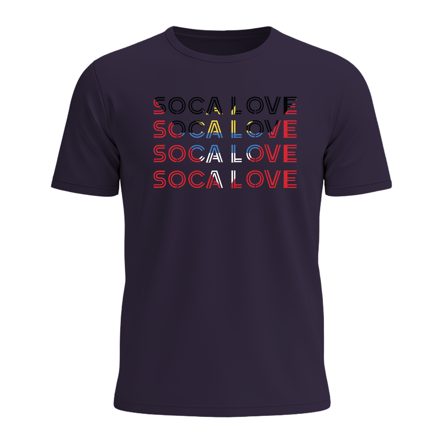 Soca Love Slant Colorblock II - Men's Tee