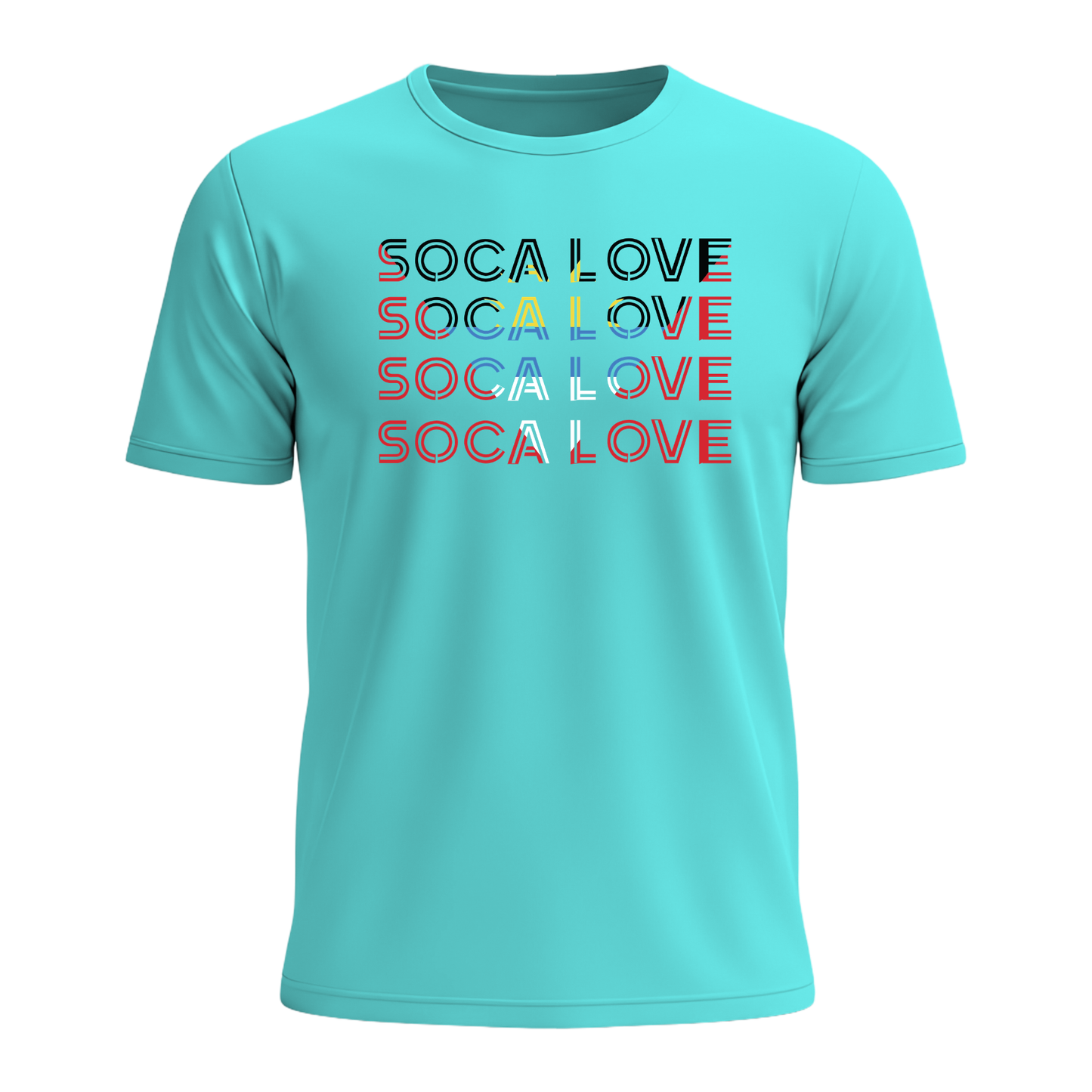 Soca Love Slant Colorblock II - Men's Tee