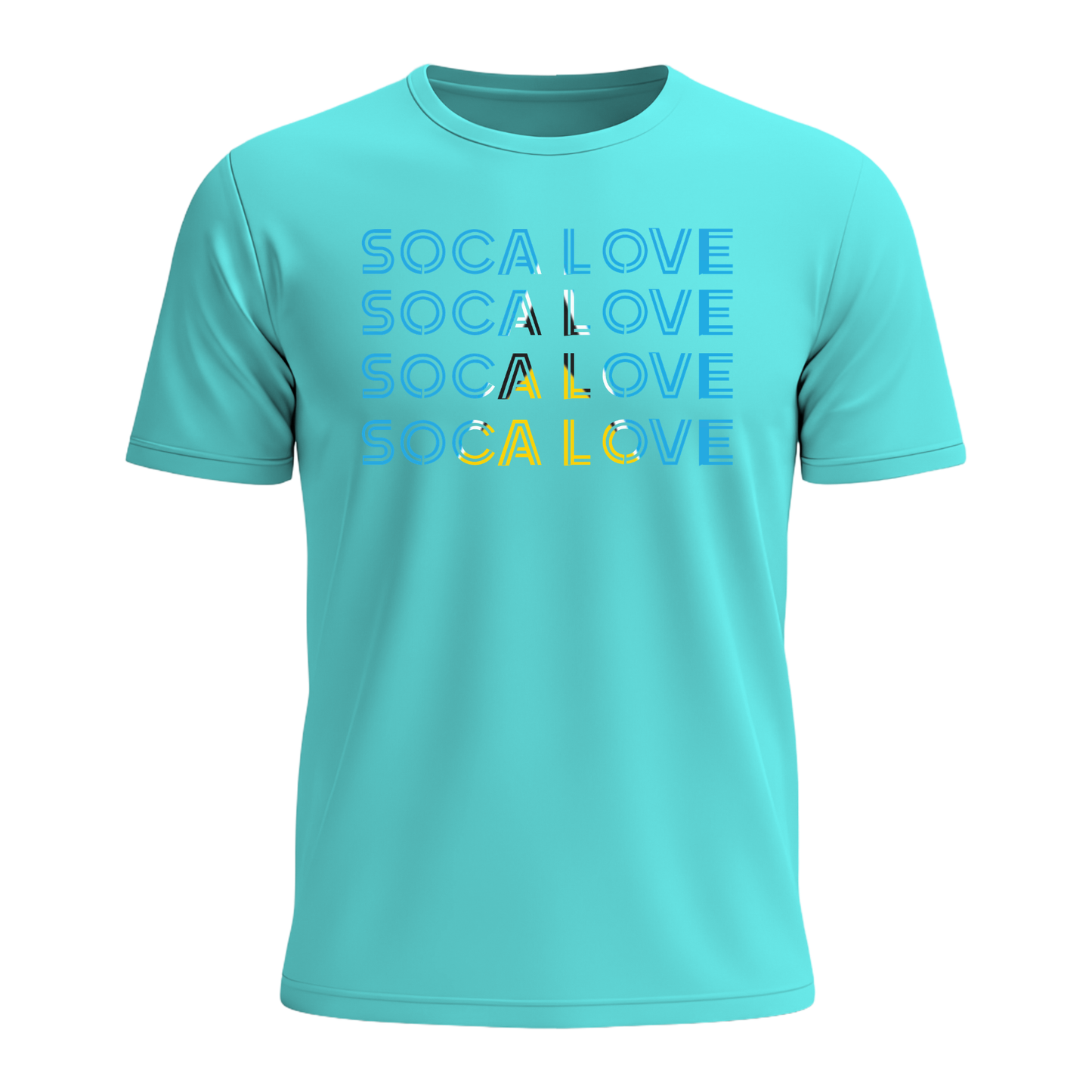 Soca Love Slant Colorblock III - Men's Tee