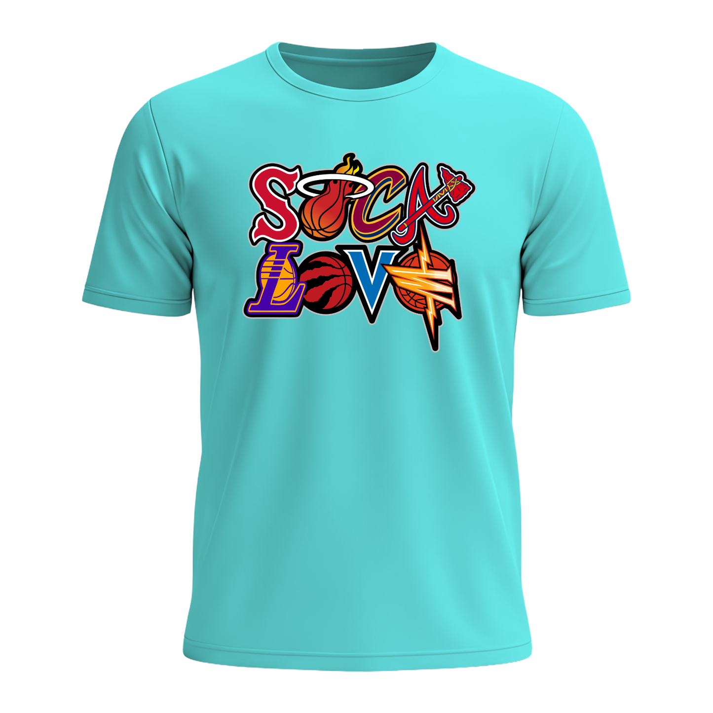 Soca Love Sports Icon Stacked - Youth Tee