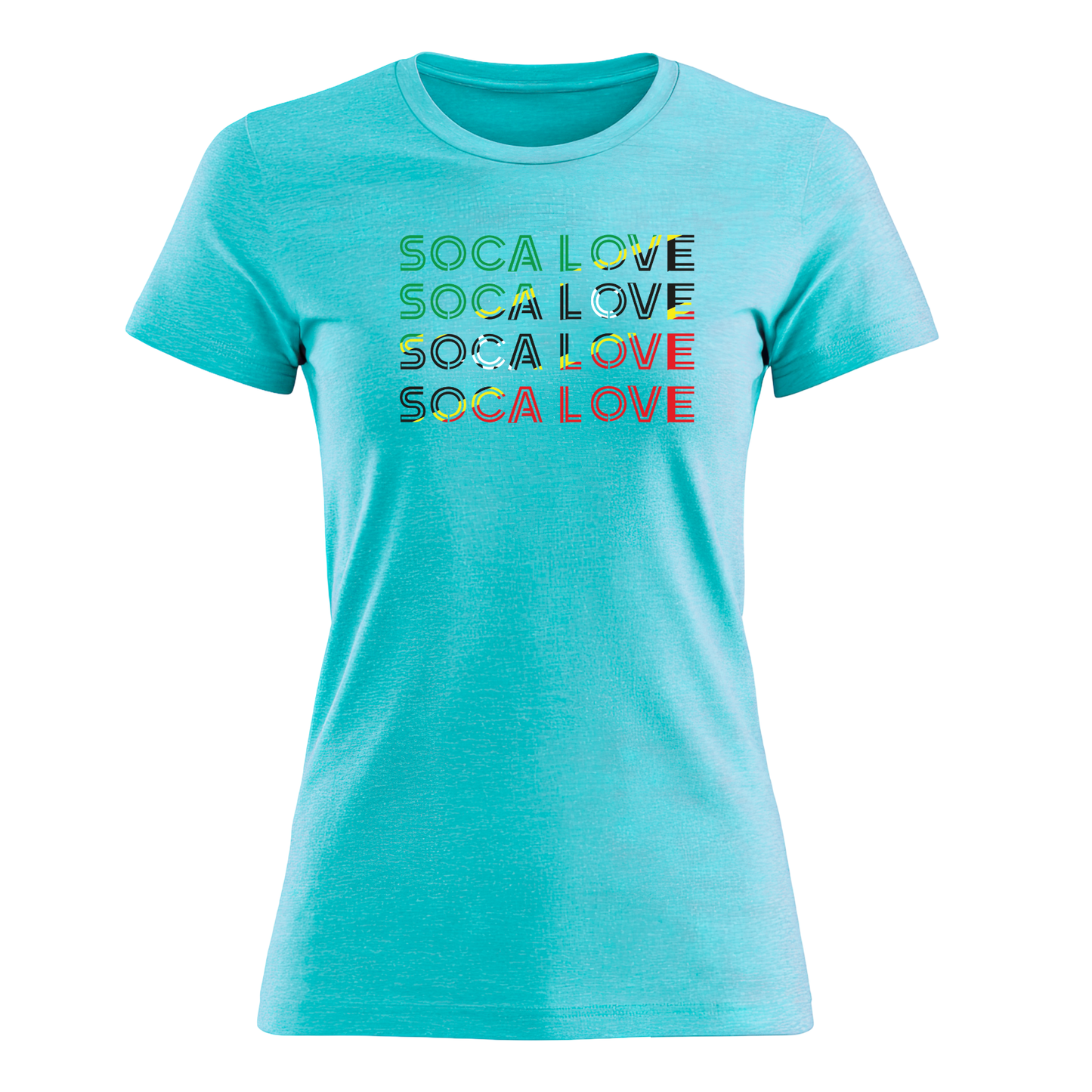 Soca Love Slant Colorblock I - Women's Tee