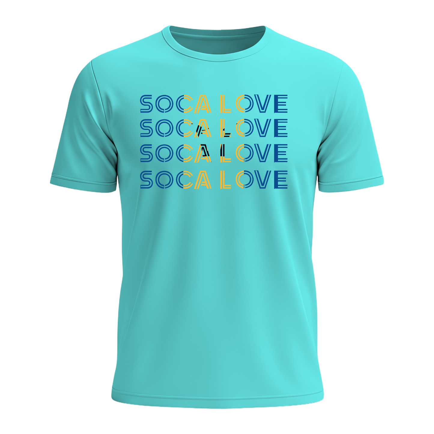 Soca Love Slant Colorblock IV - Men's Tee