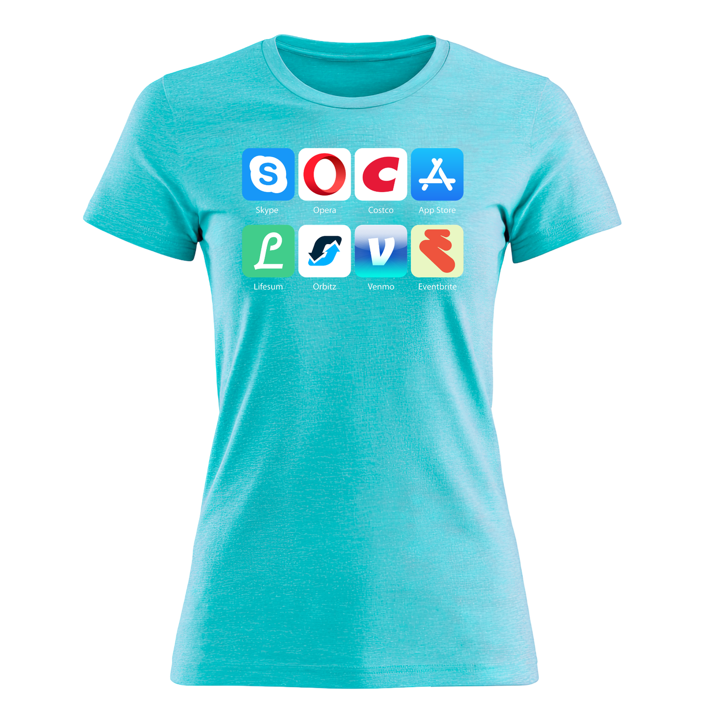 Soca Love Social Icon - Women's Tee