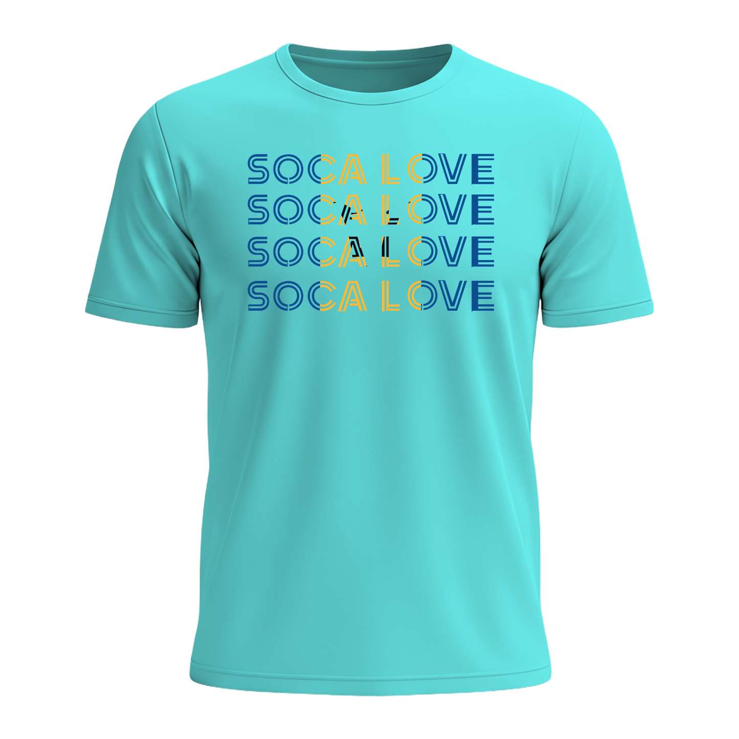 Soca Love Slant Colorblock IV - Youth Tee