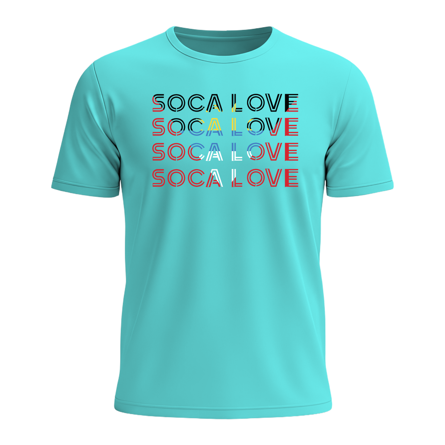 Soca Love Slant Colorblock II - Youth Tee