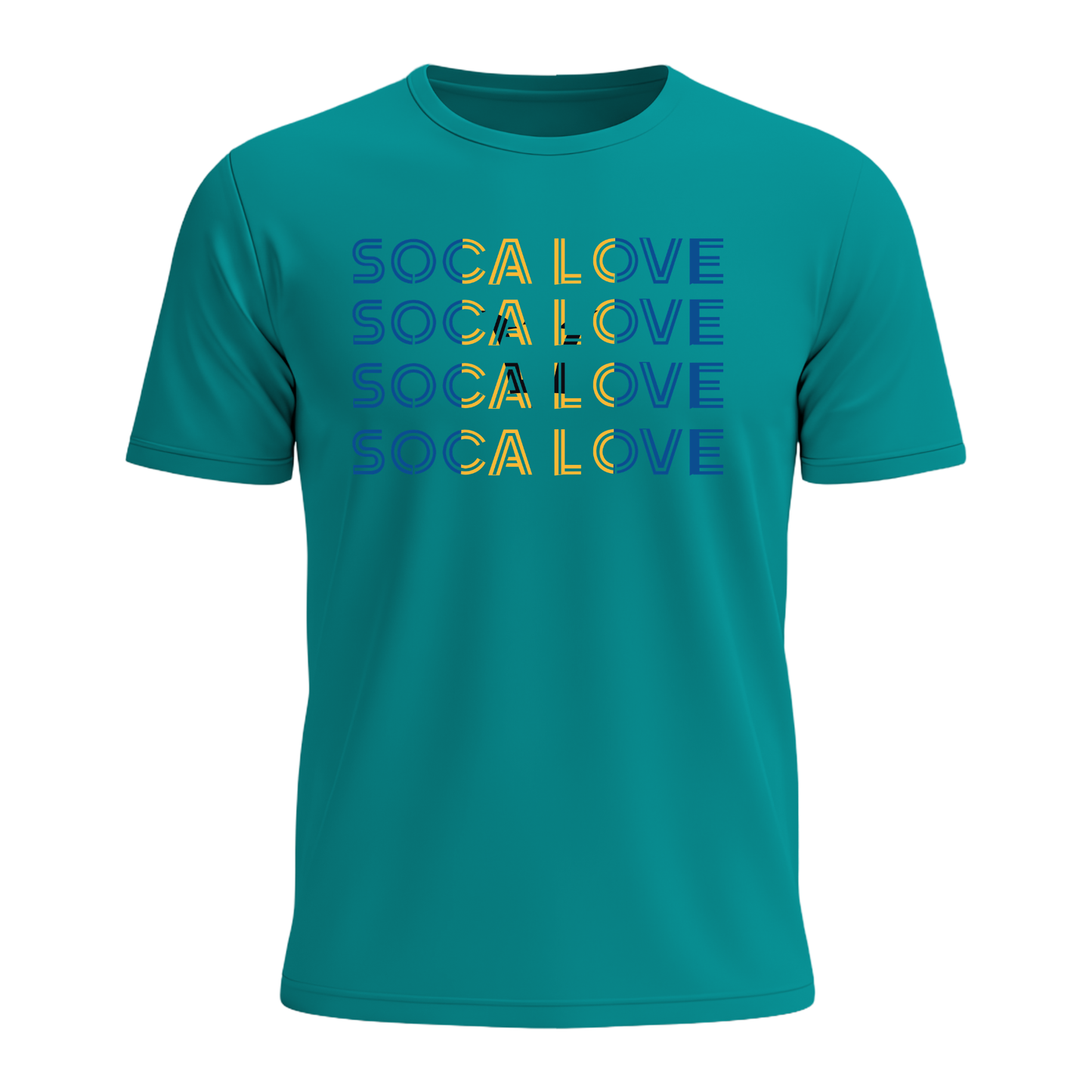 Soca Love Slant Colorblock IV - Men's Tee